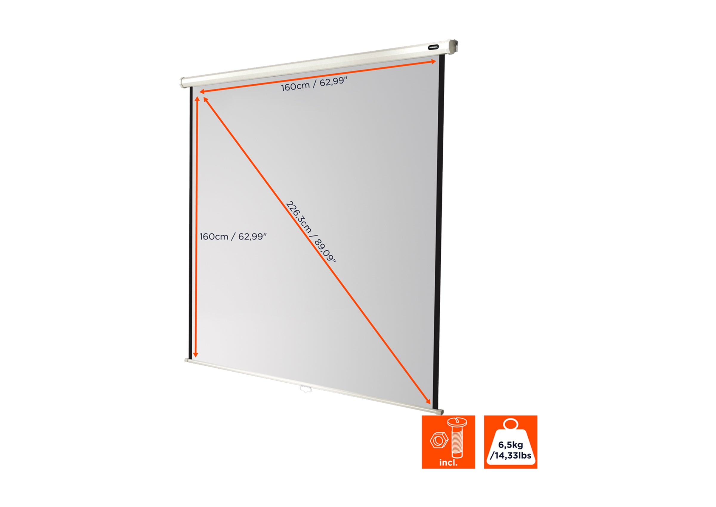 Écran de projection manuel celexon Economy