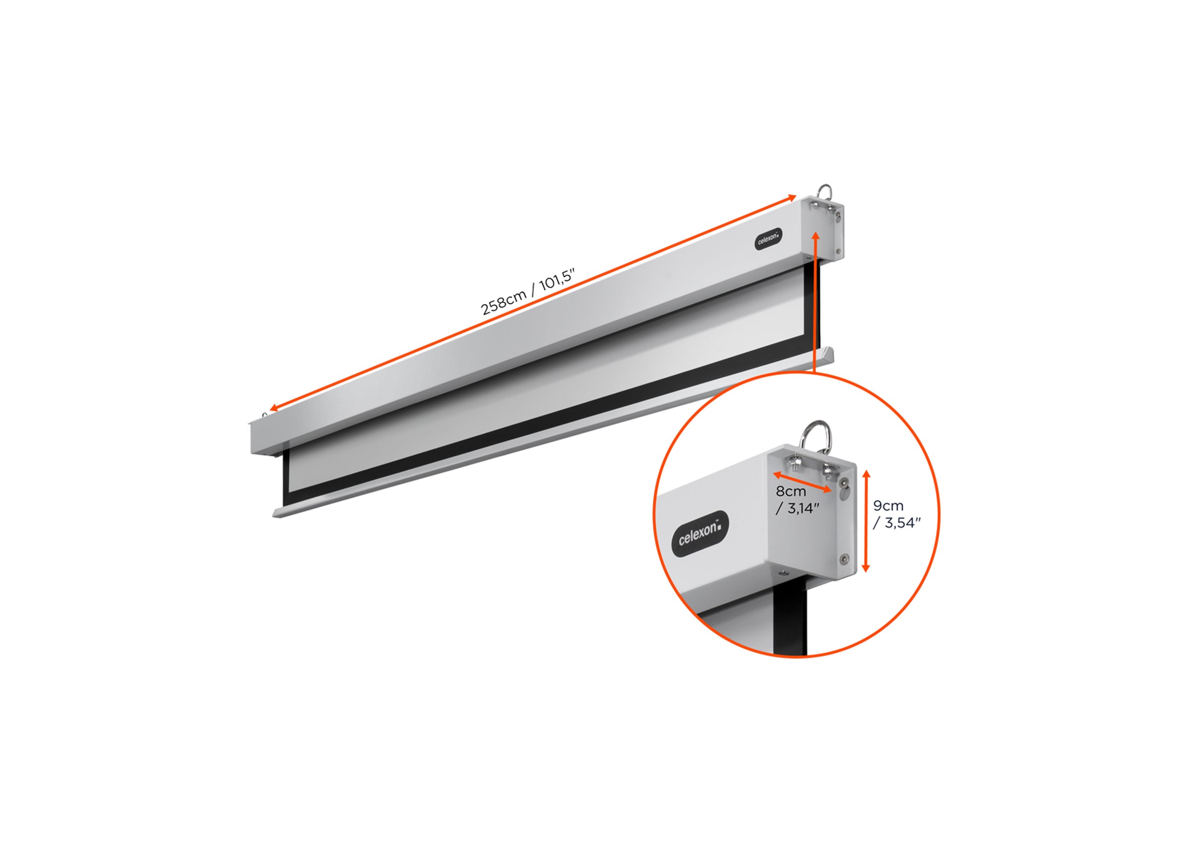 Pantalla motorizada celexon Profesional Plus