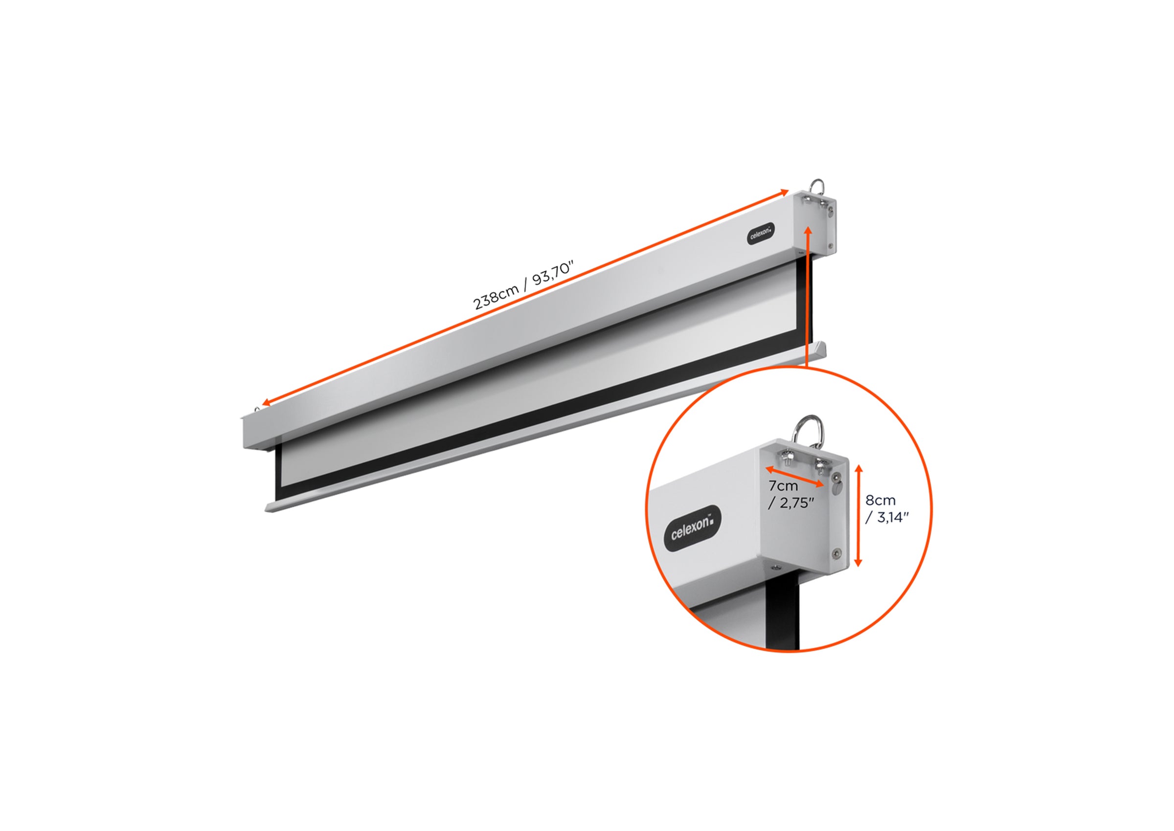 Pantalla motorizada celexon Profesional Plus