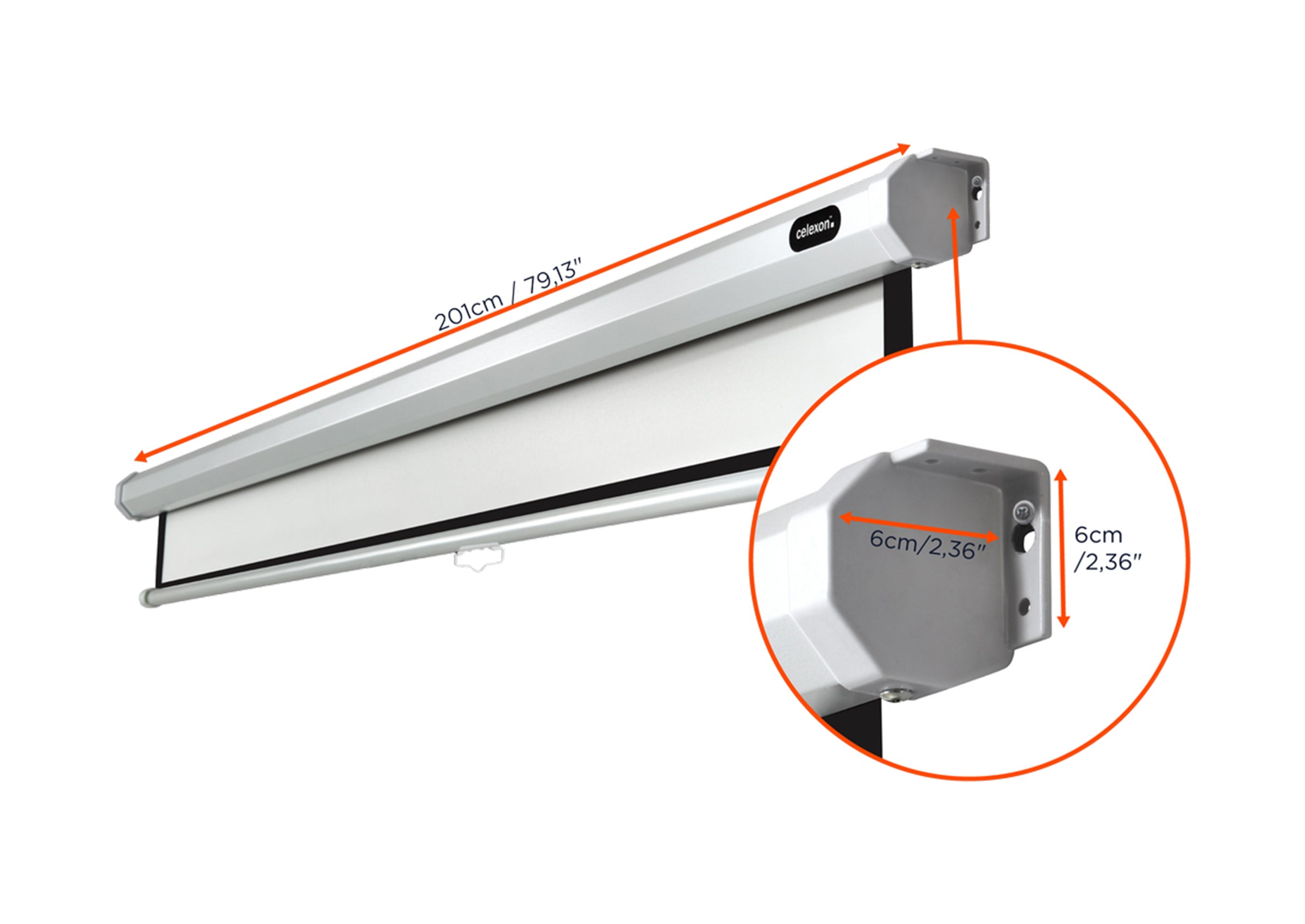 Écran de projection manuel celexon Economy