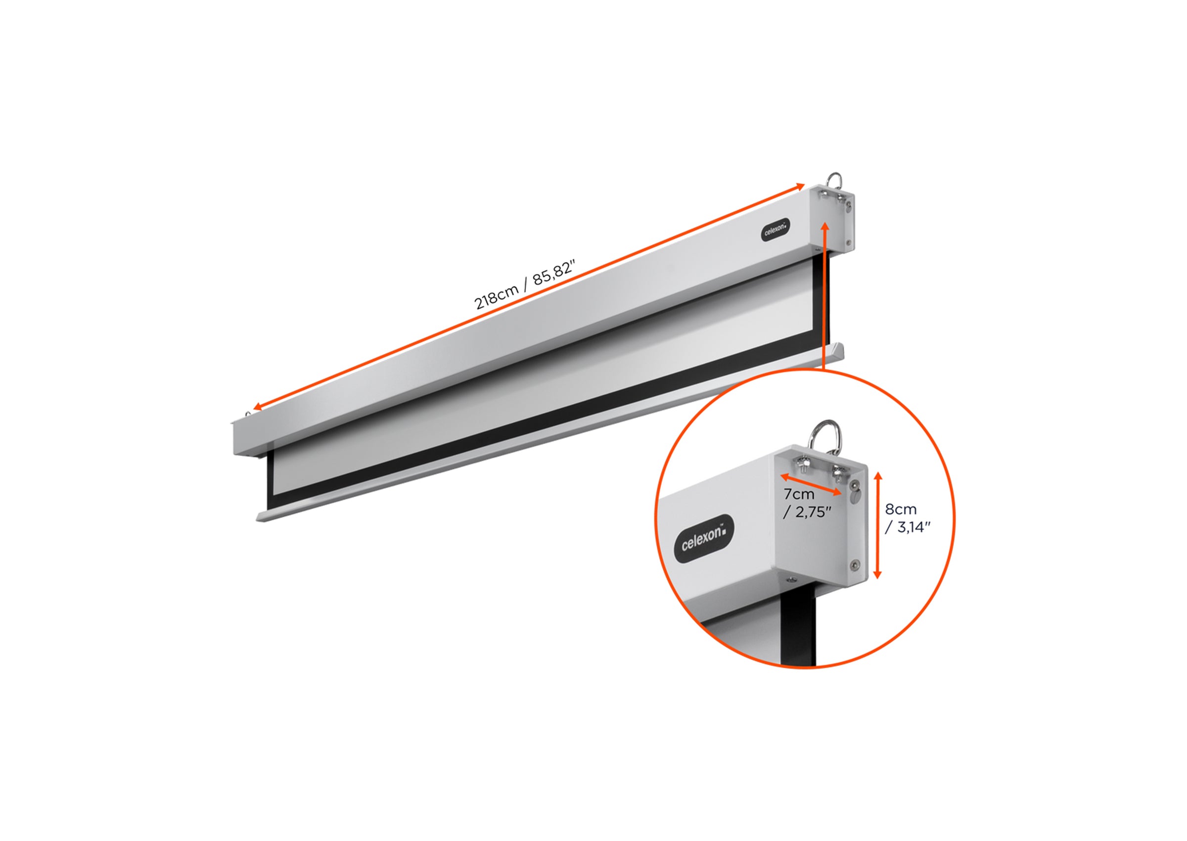 Pantalla motorizada celexon Profesional Plus