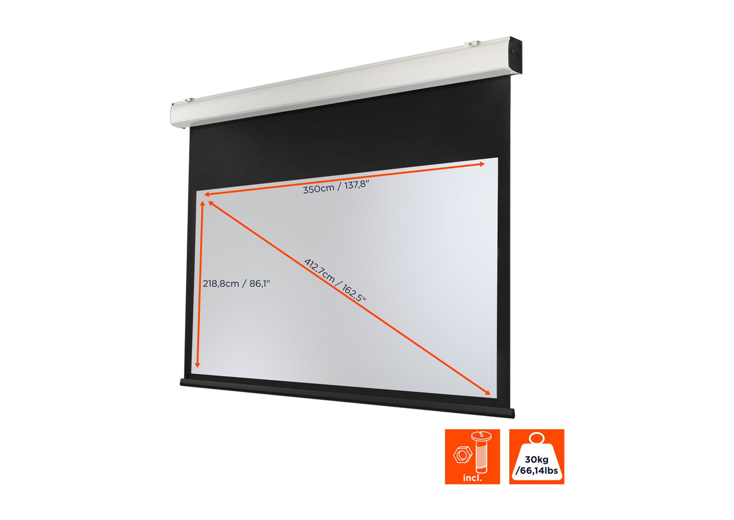 Écran de projection motorisé celexon Expert XL