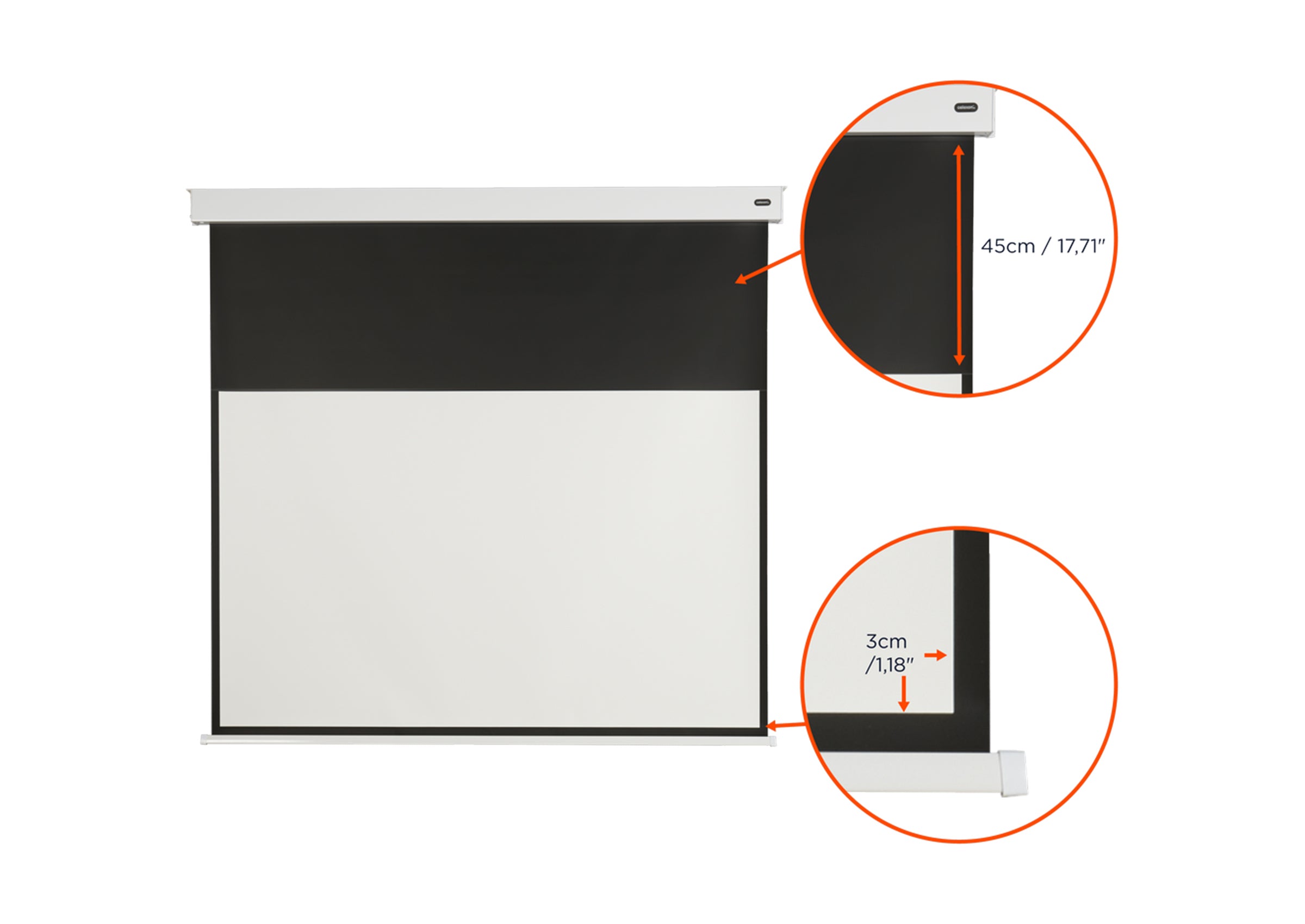 celexon Professional Plus V2.0 pantalla motorizada con batería