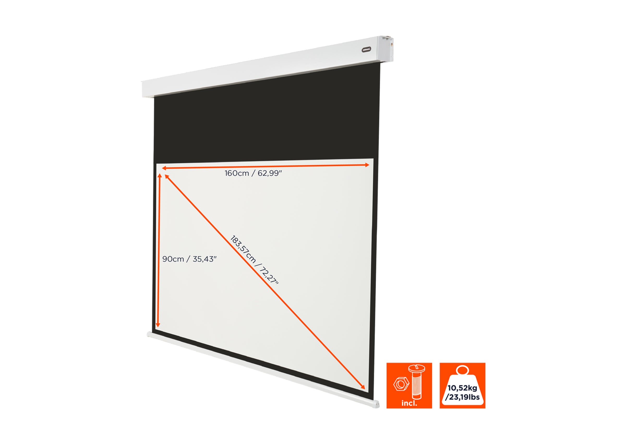 celexon Professional Plus V2.0 pantalla motorizada con batería