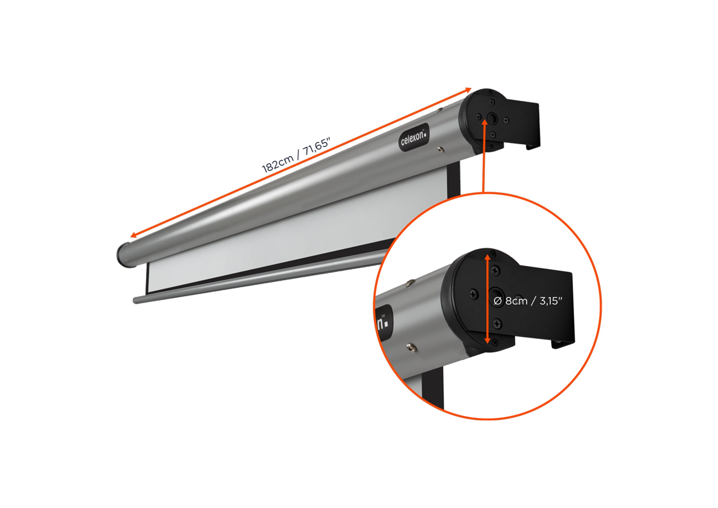 Écran de projection motorisé celexon HomeCinema