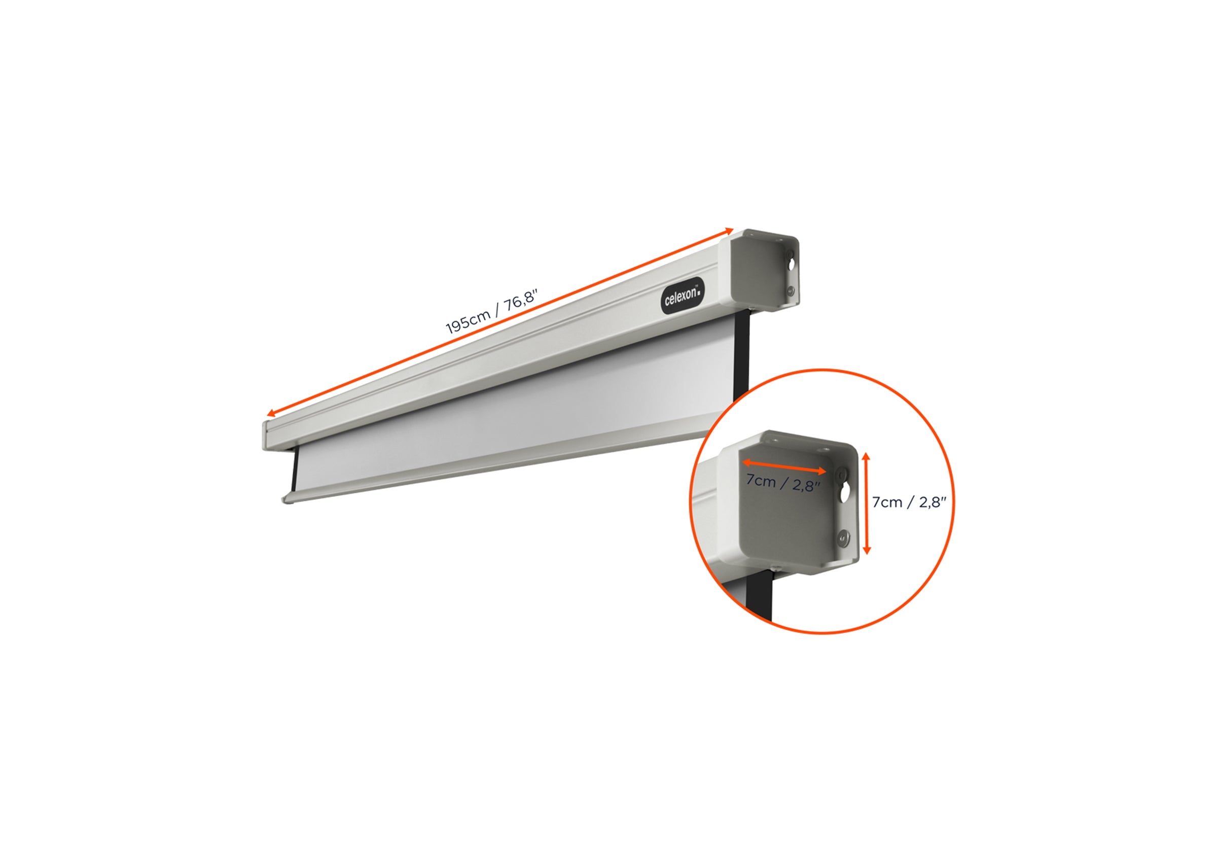 Pantalla motorizada celexon Profesional