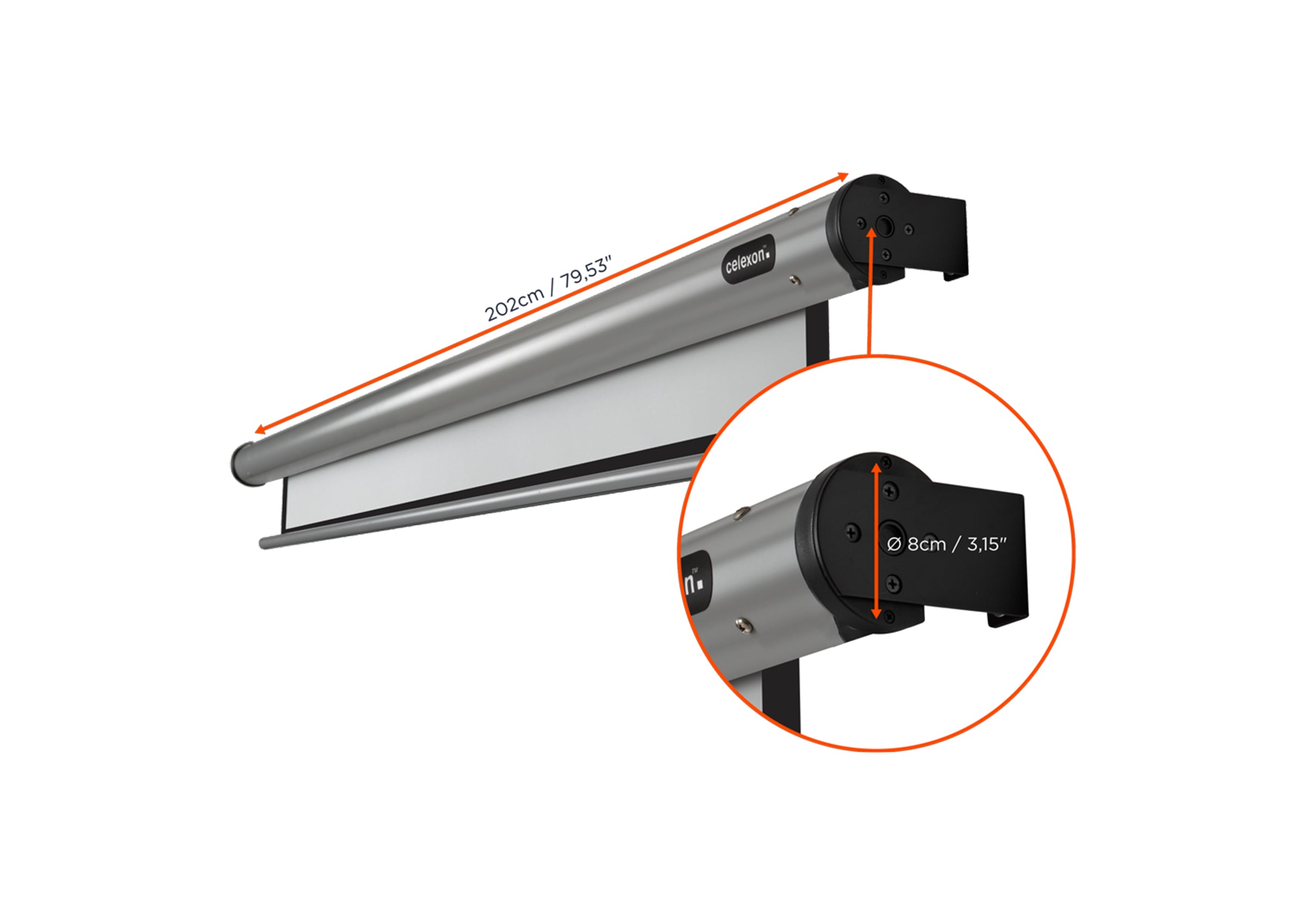 Écran de projection motorisé celexon HomeCinema