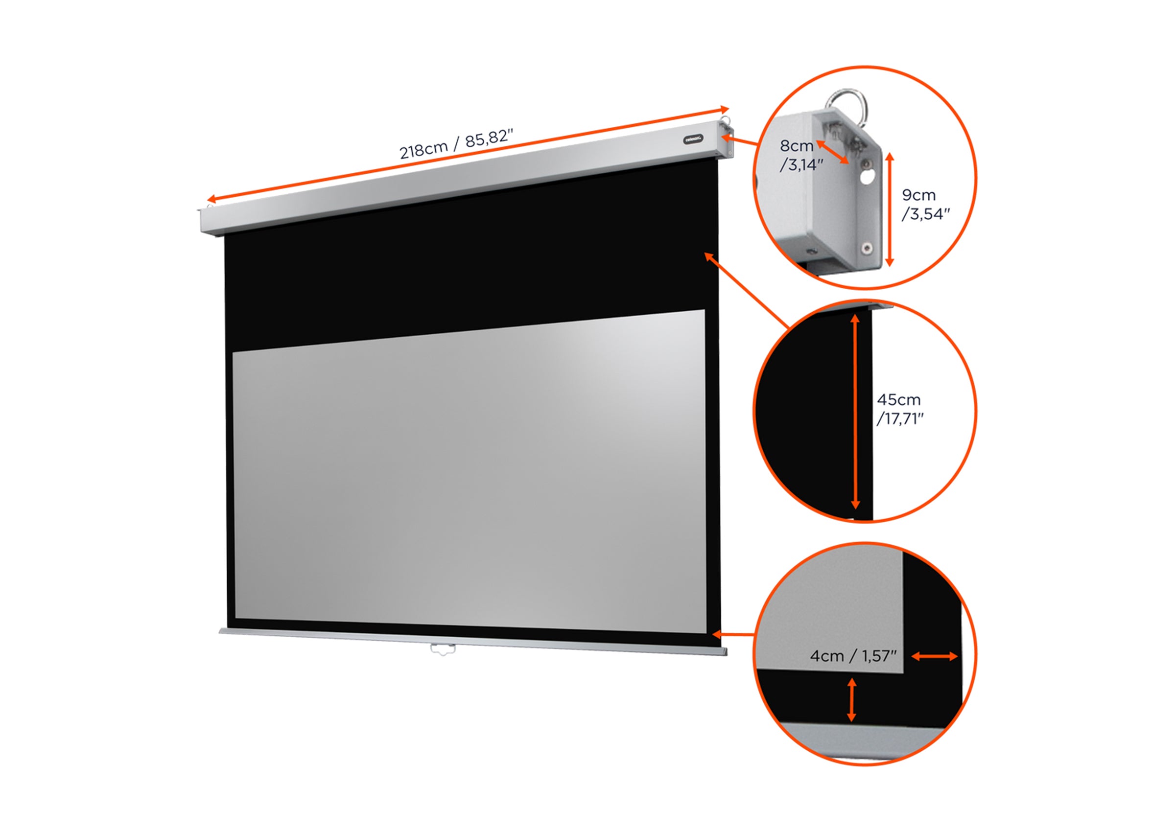 Écran de projection manuel celexon PRO Plus