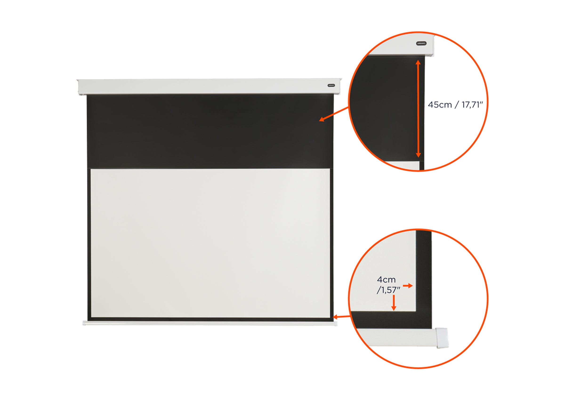 celexon Professional Plus V2.0 pantalla motorizada con batería