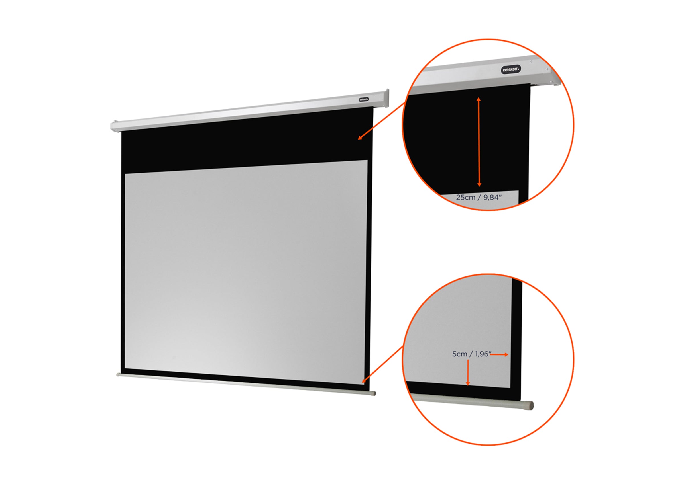 Pantalla motorizada celexon Básica