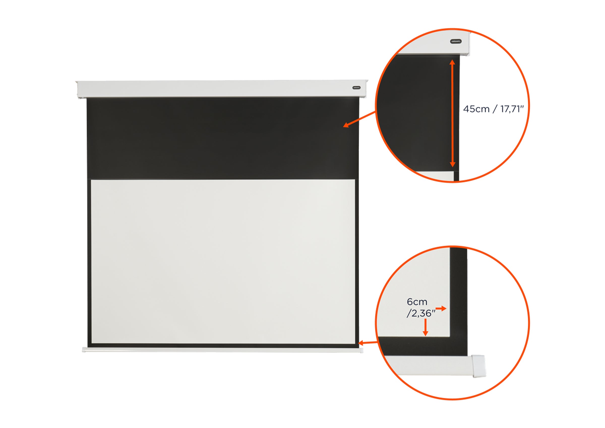 celexon Professional Plus V2.0 pantalla motorizada con batería