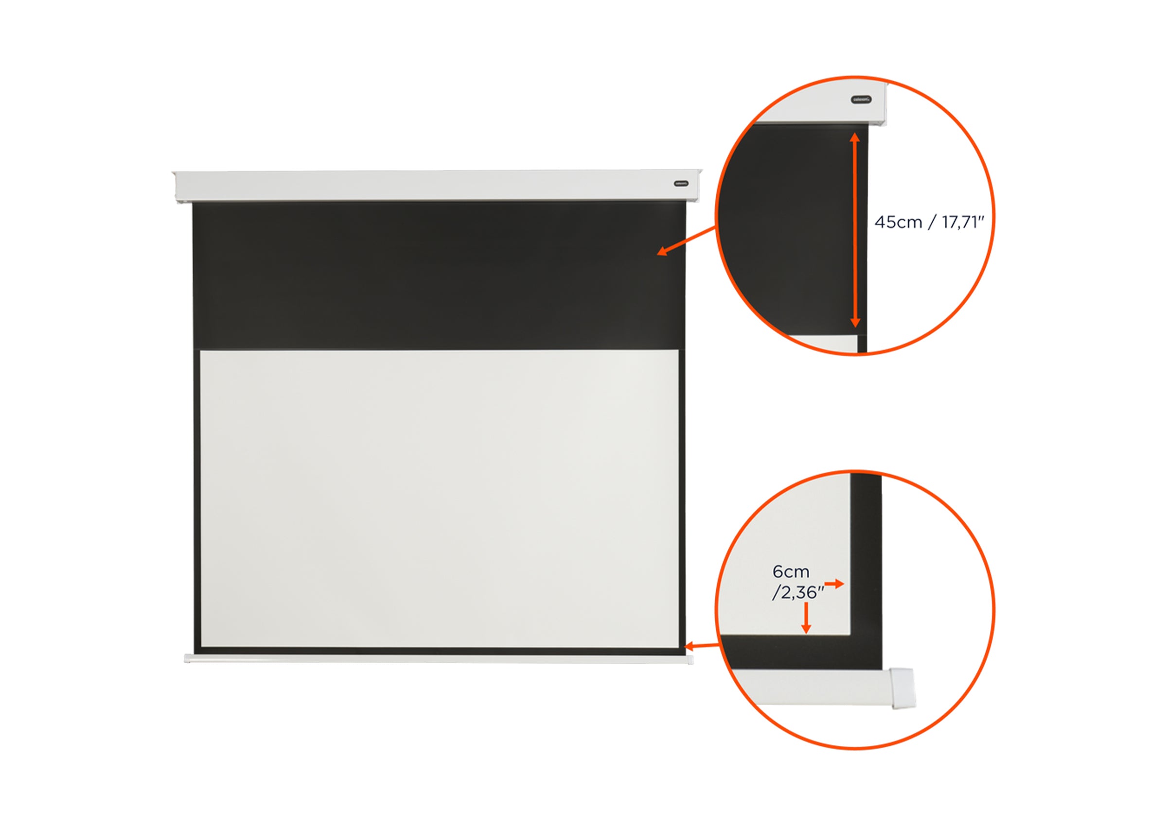 celexon Professional Plus V2.0 pantalla motorizada con batería