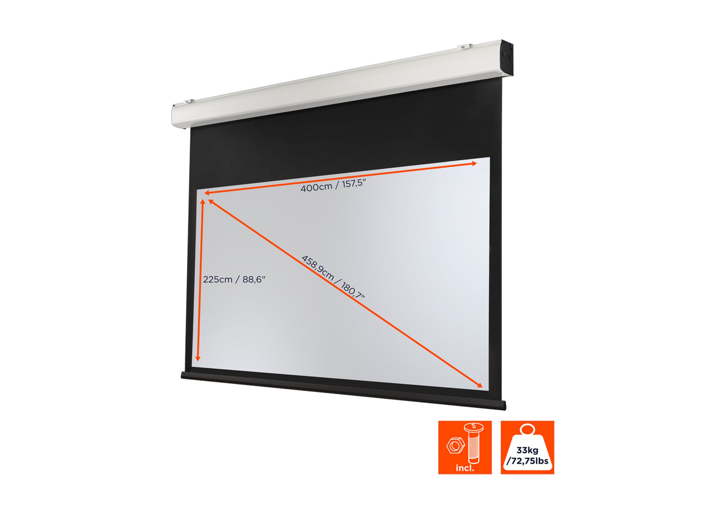 Écran de projection motorisé celexon Expert XL