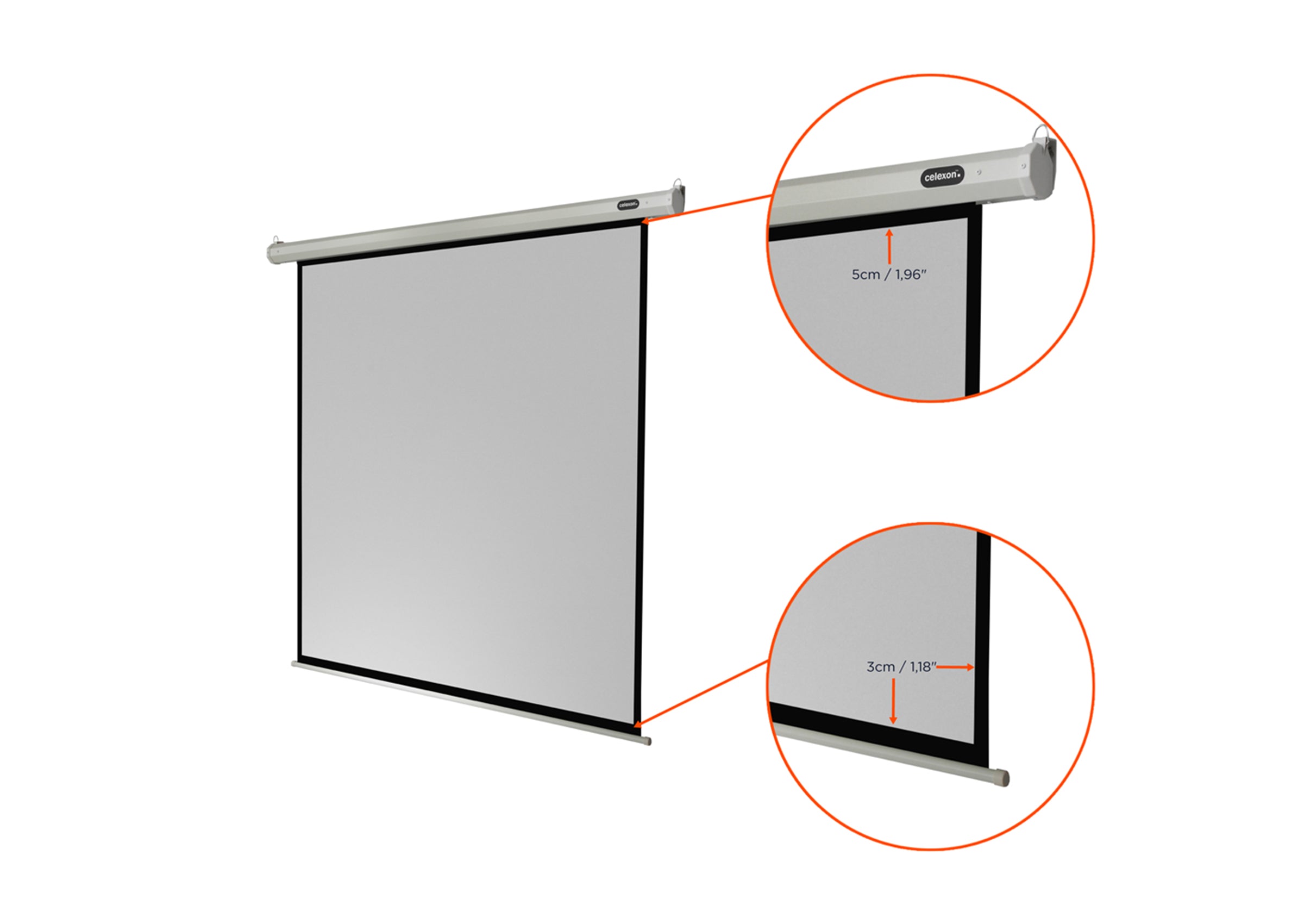 Pantalla motorizada celexon Básica