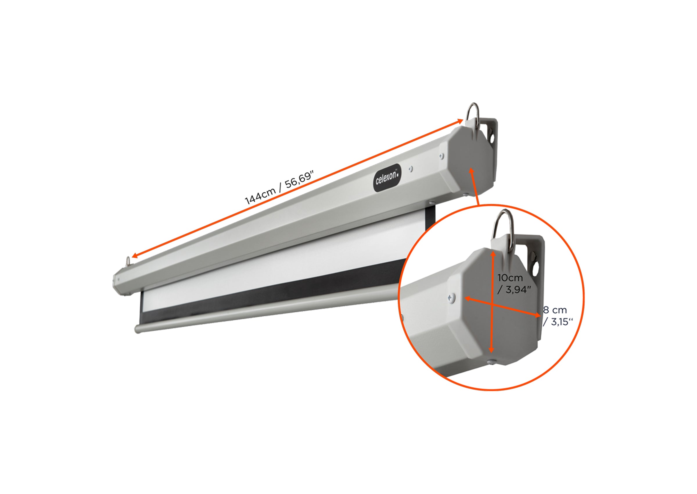 Pantalla motorizada celexon Básica