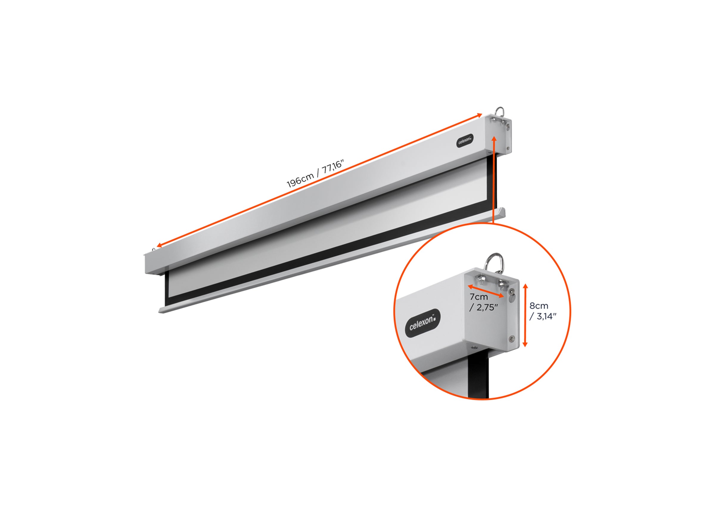 Pantalla motorizada celexon Profesional Plus