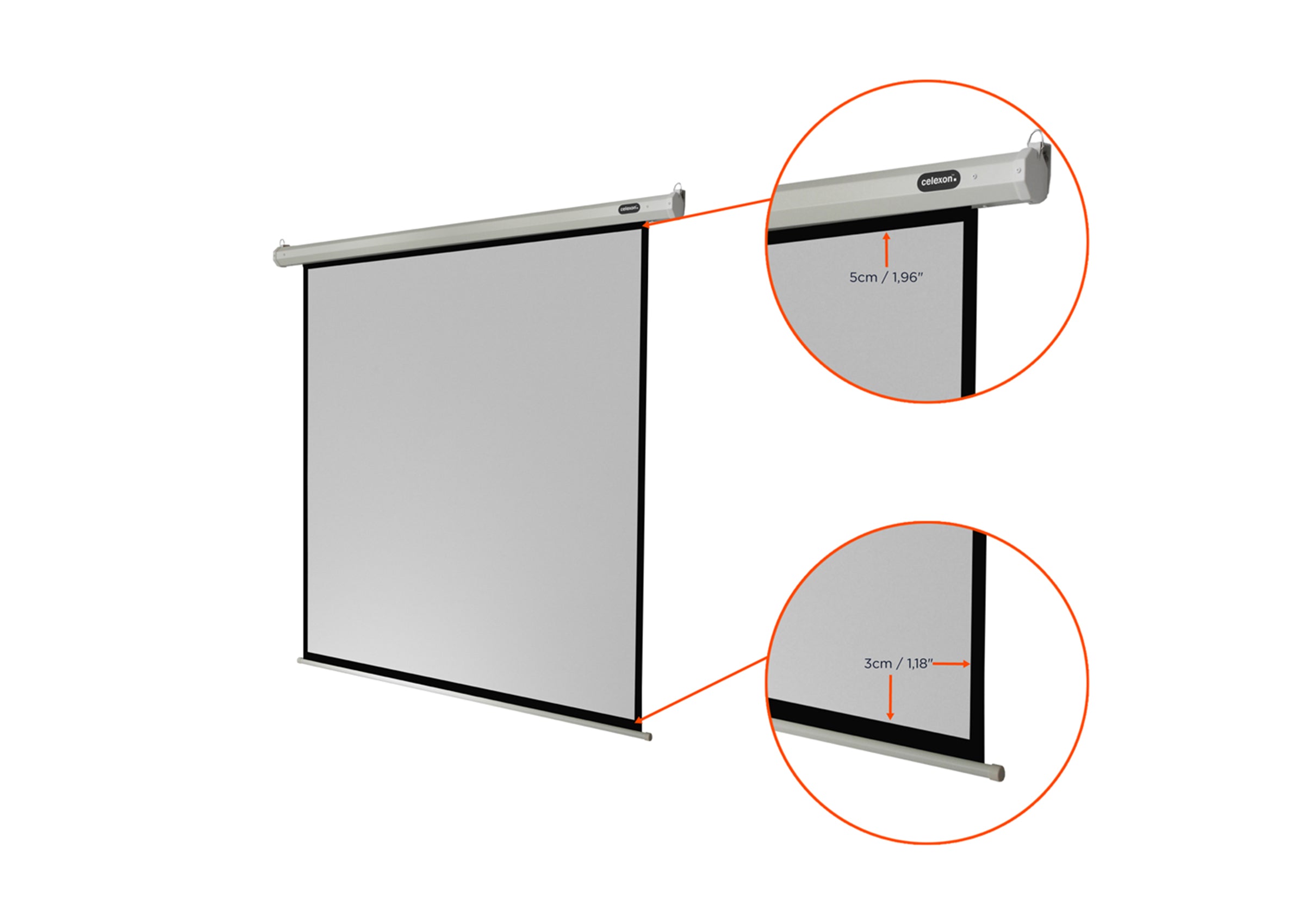 Pantalla motorizada celexon Básica