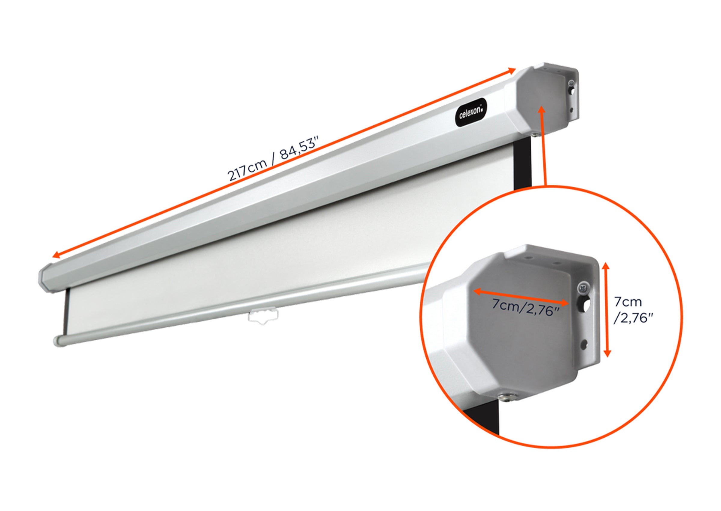 celexon Leinwand Rollo Economy