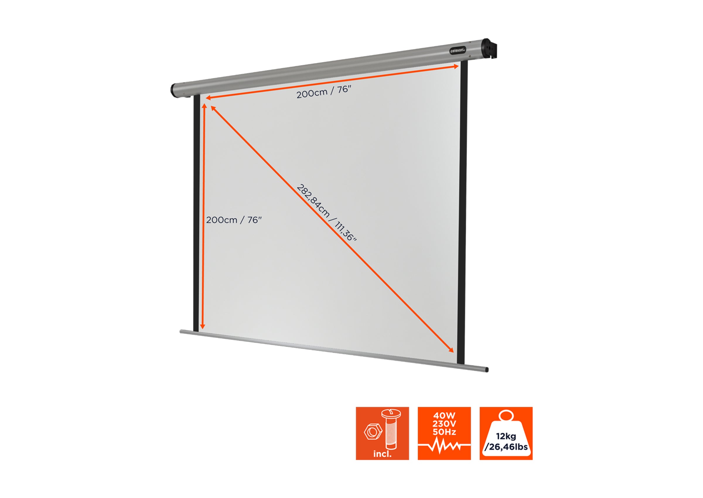 Pantalla Eléctrica celexon HomeCinema