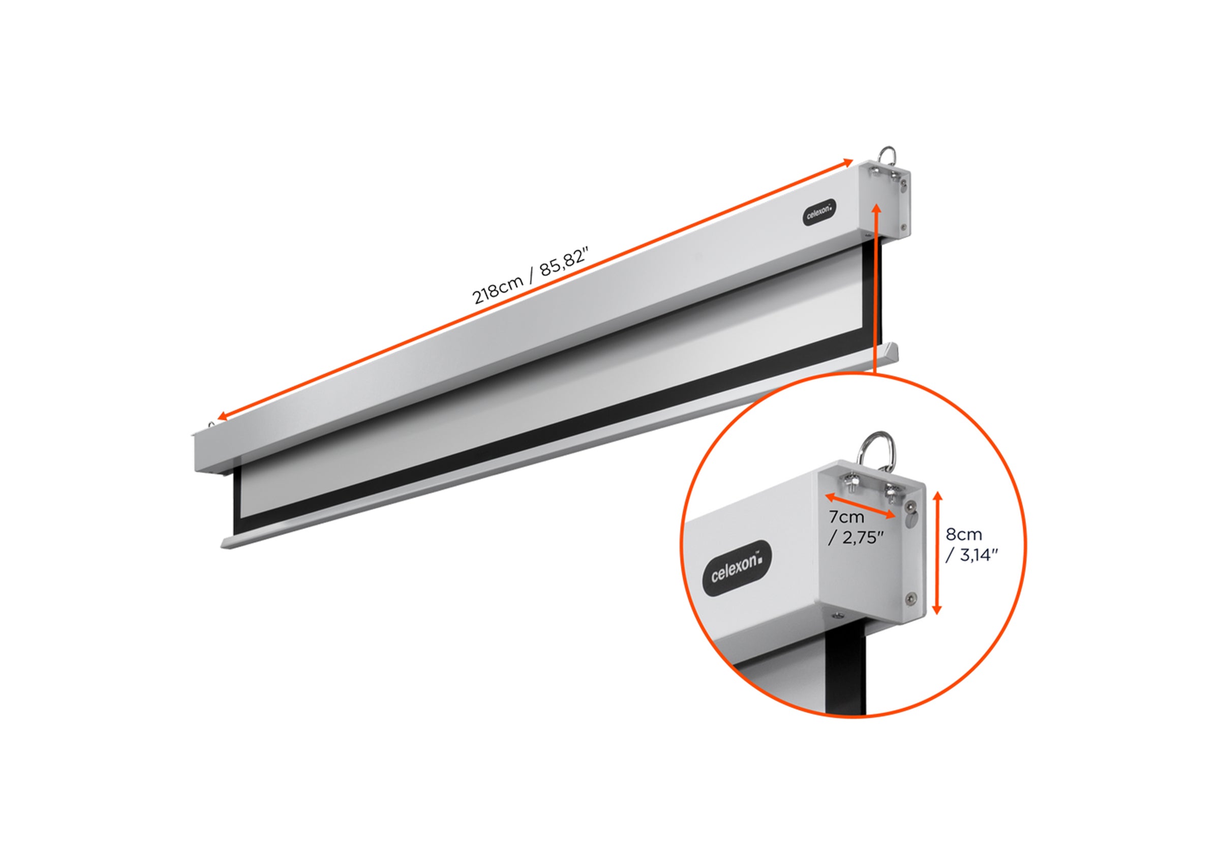 Pantalla motorizada celexon Profesional Plus