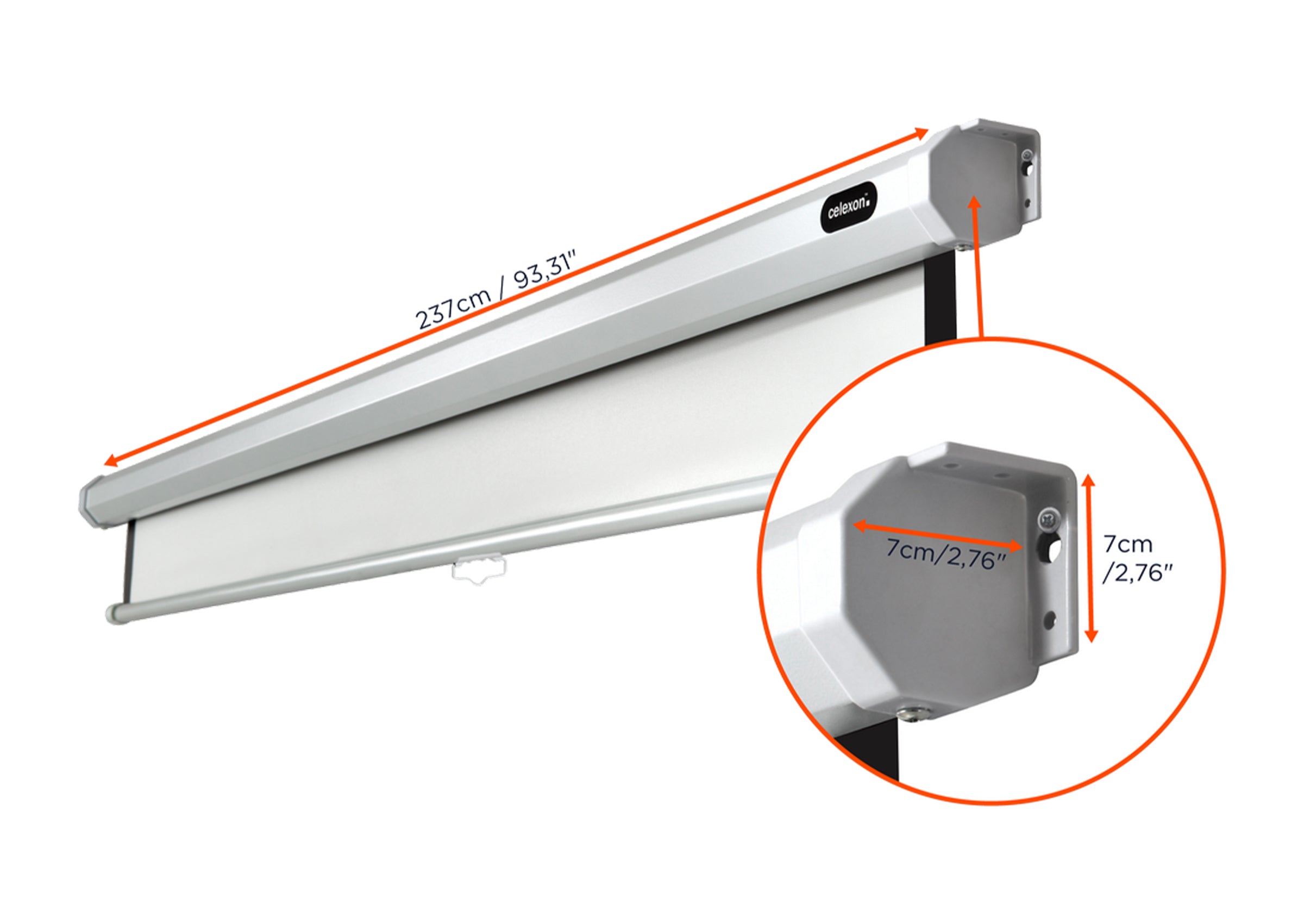 Écran de projection manuel celexon Economy