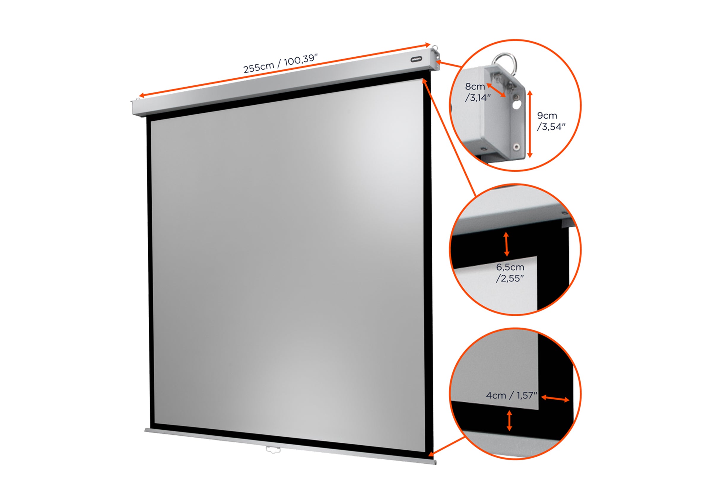 Écran de projection manuel celexon PRO Plus