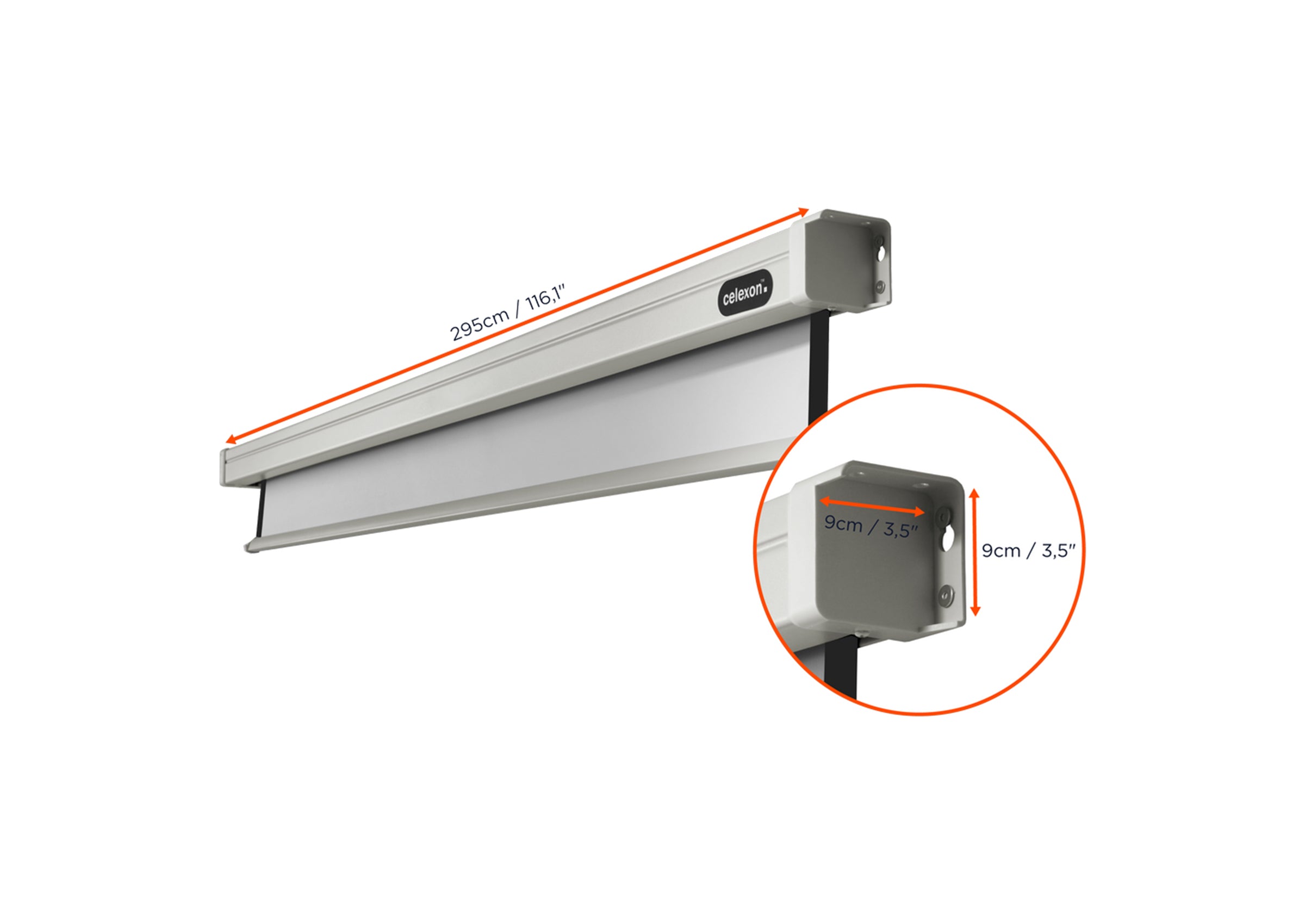 Pantalla motorizada celexon Profesional