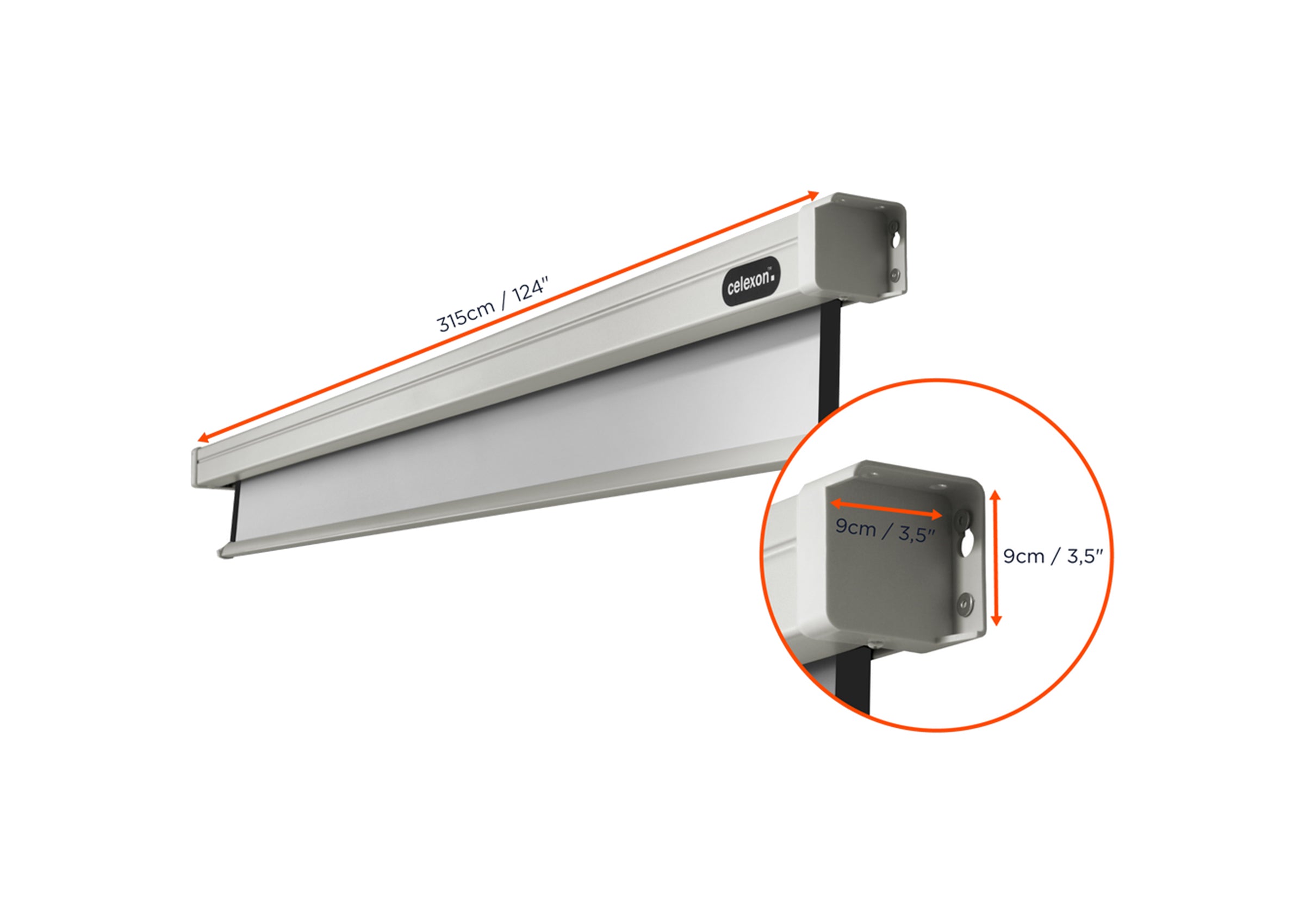 Pantalla motorizada celexon Profesional