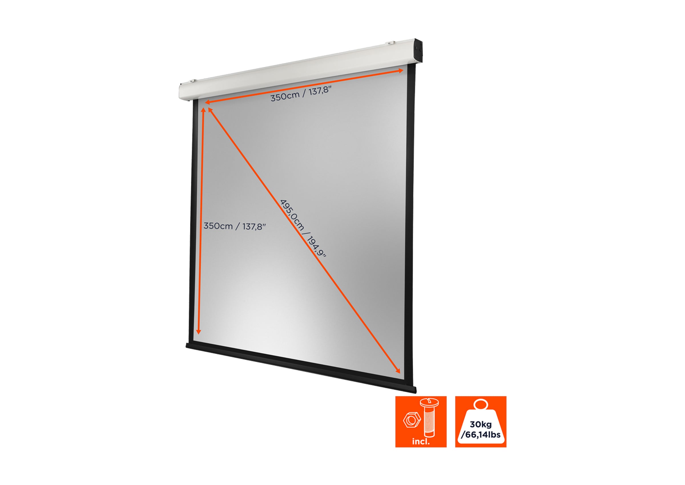 Écran de projection motorisé celexon Expert XL
