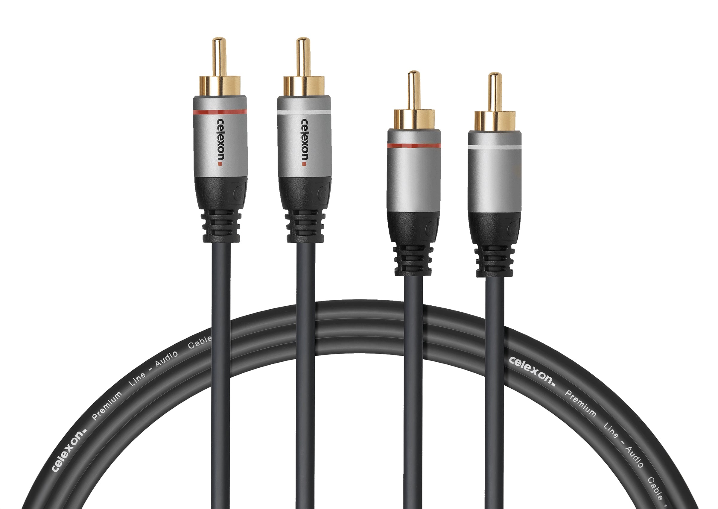 Câble audio 2x RCA celexon PRO