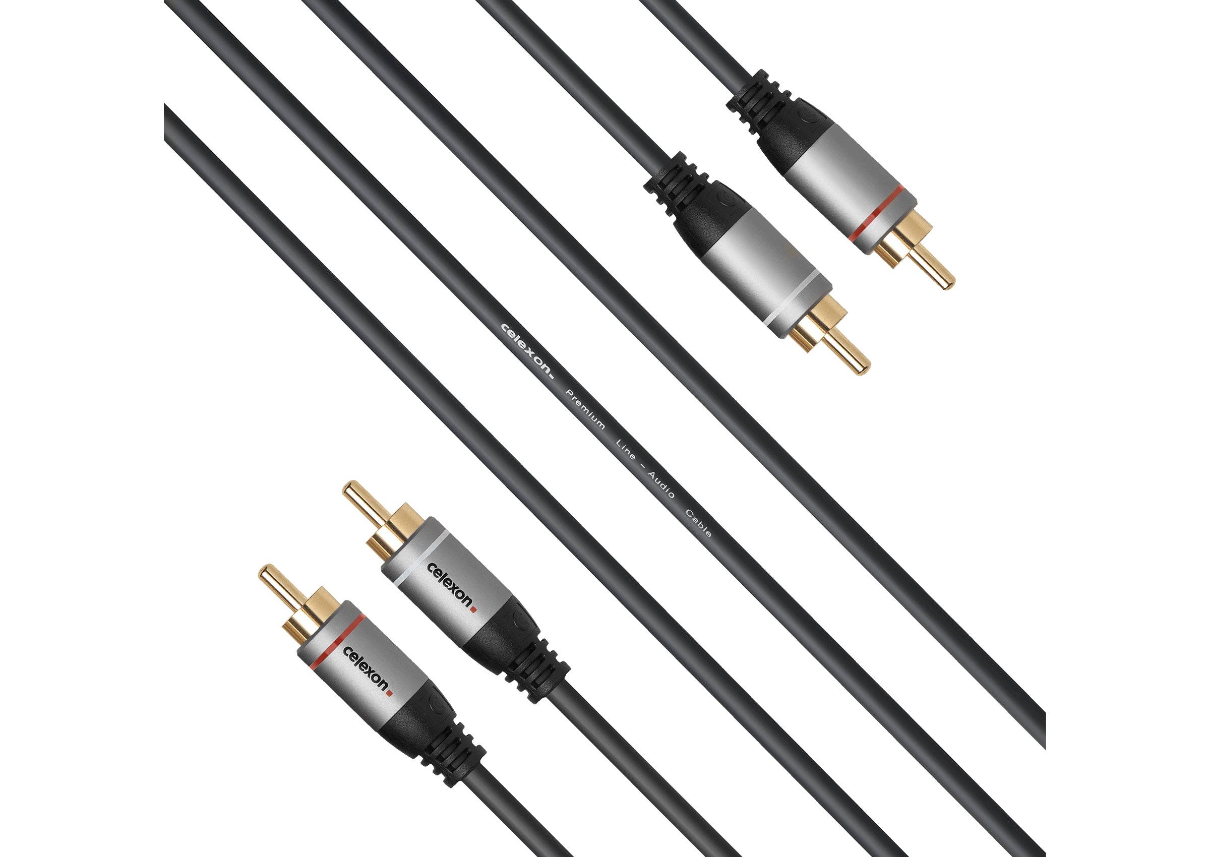 Câble audio 2x RCA celexon PRO