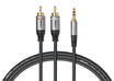 celexon 2x Cinch auf 3,5mm Stereo Klinke Audiokabel - Professional Line