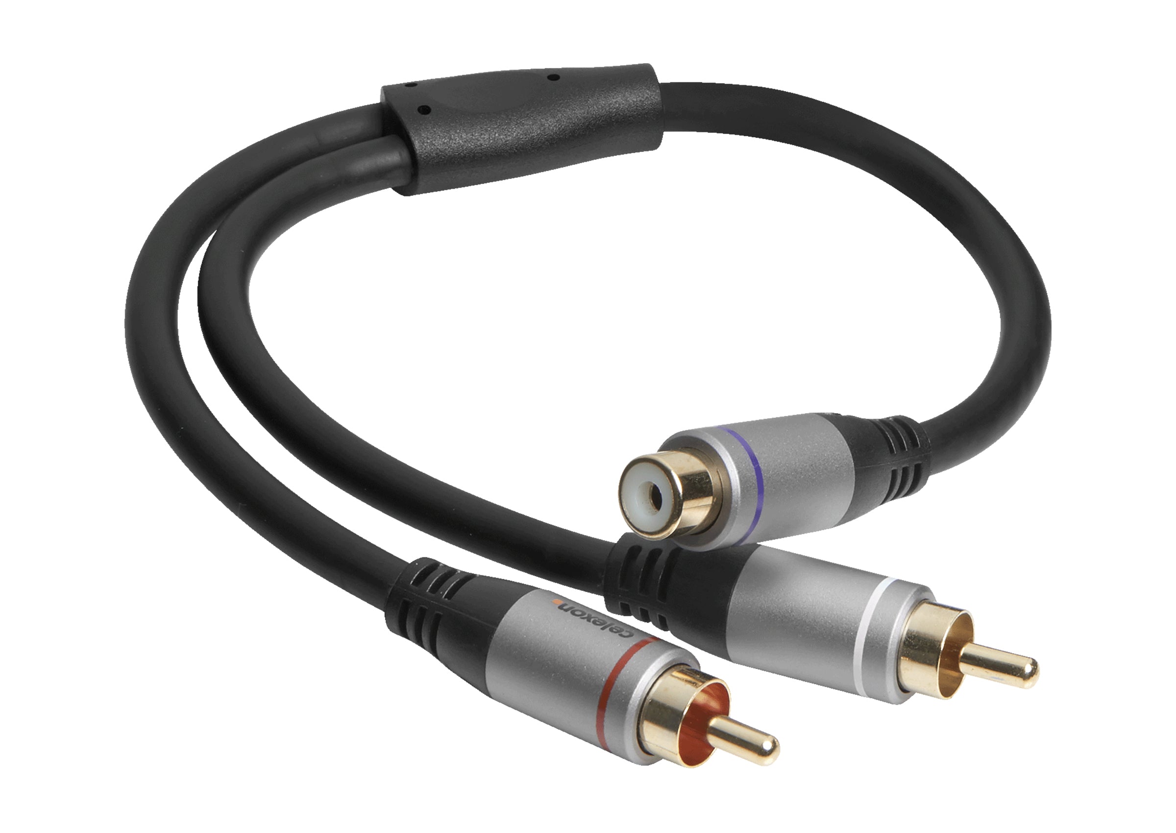 Adaptateur audio 2x RCA vers RCA M/F celexon PRO 0,25 m