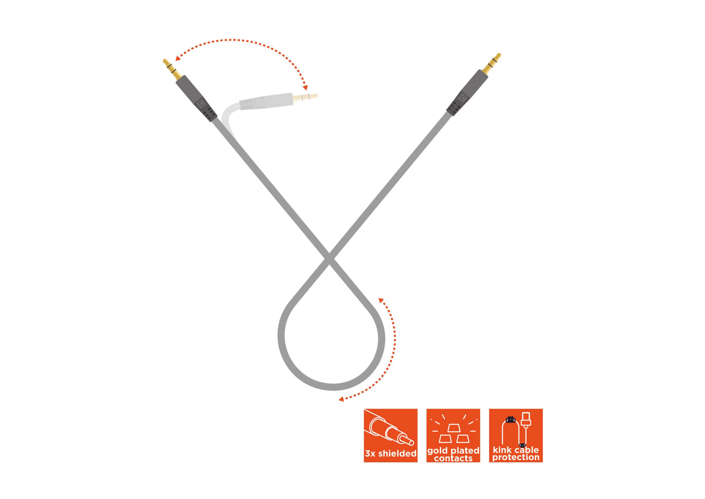 celexon 3,5 mm stereo jack audiokabel - Professional Line