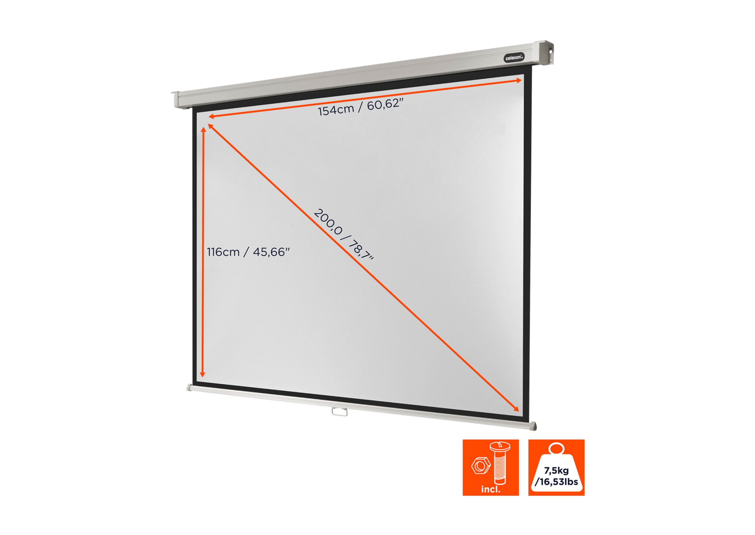 celexon Leinwand Rollo Professional