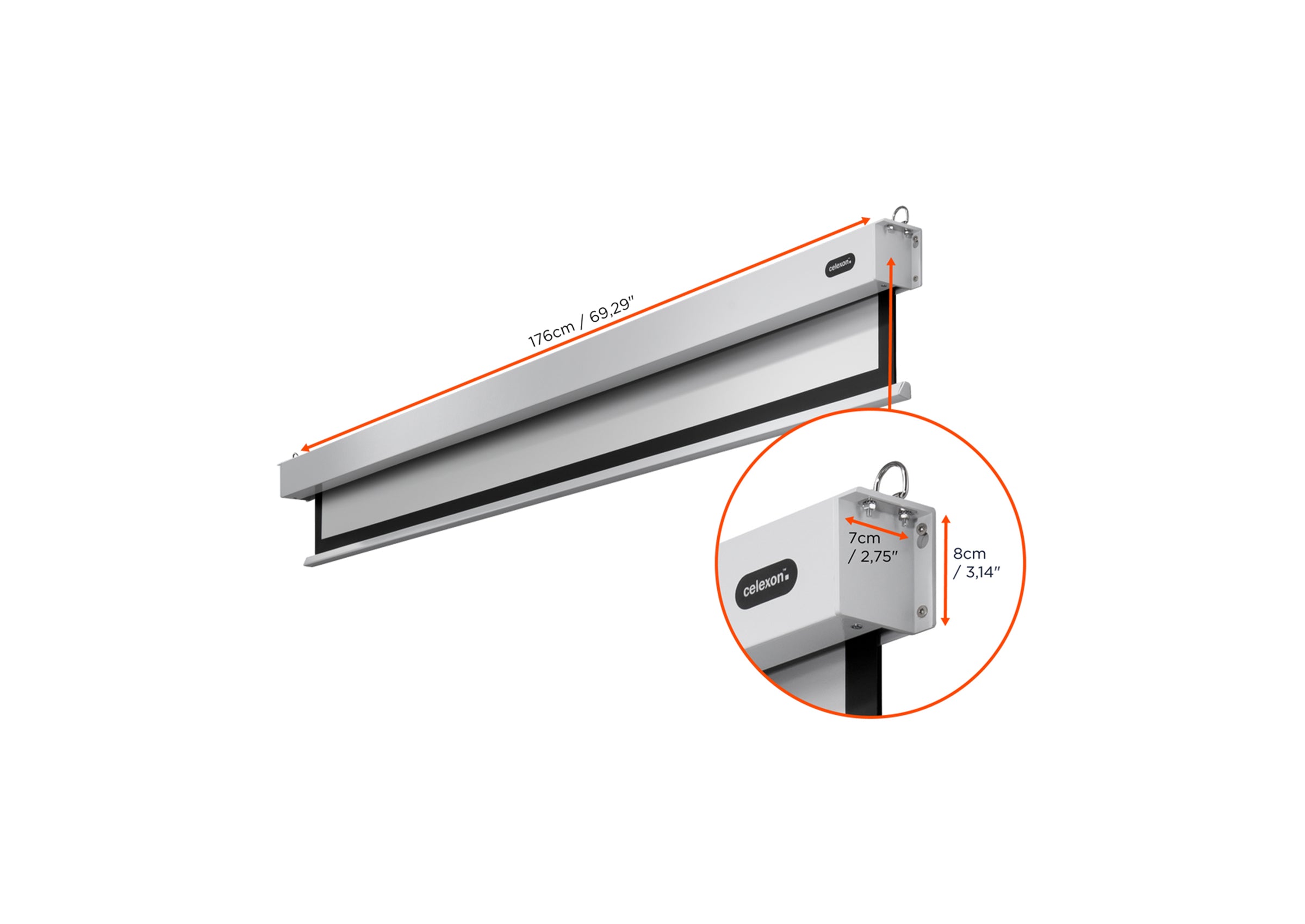 Pantalla motorizada celexon Profesional Plus