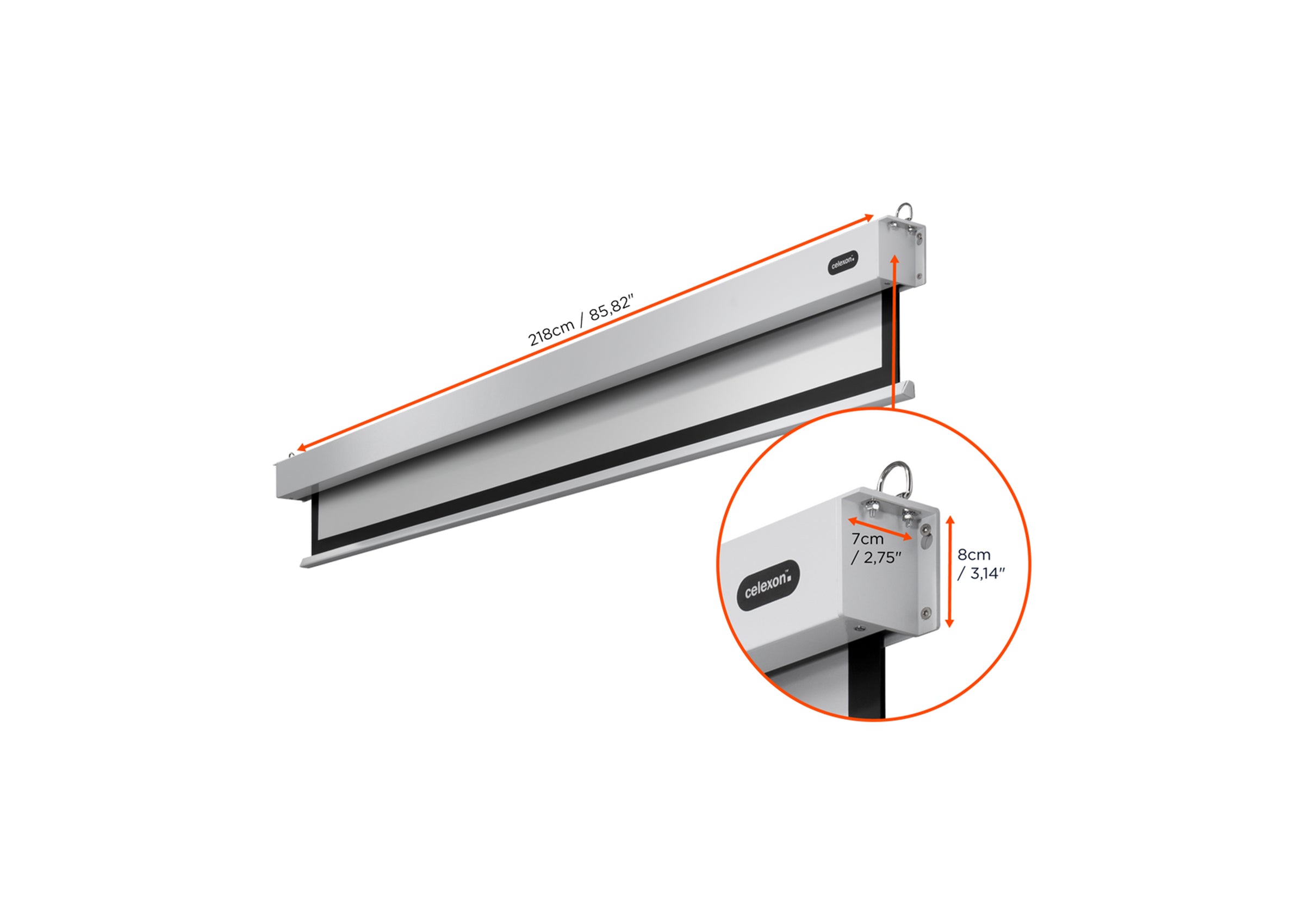 Pantalla motorizada celexon Profesional Plus