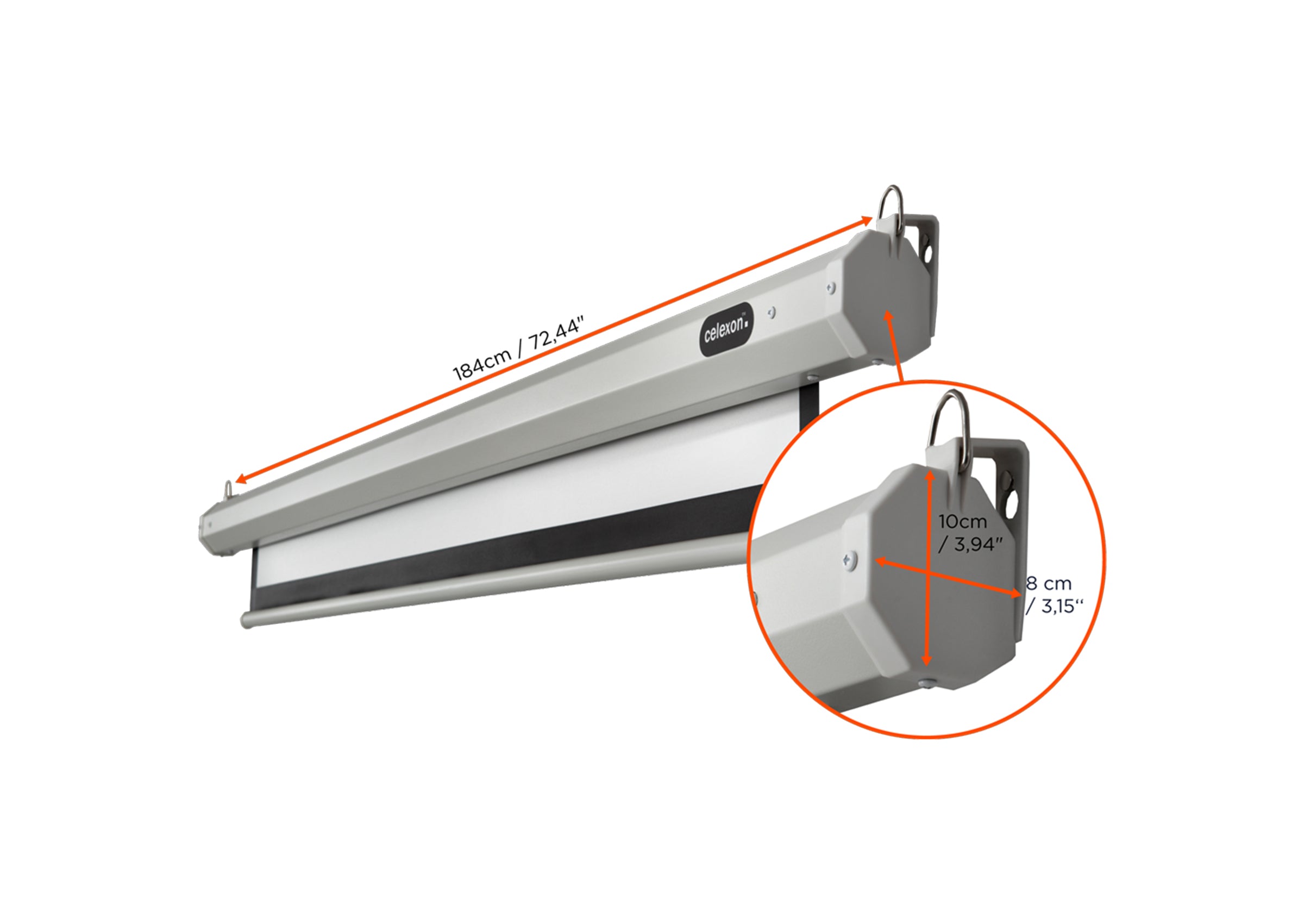 Pantalla motorizada celexon Básica