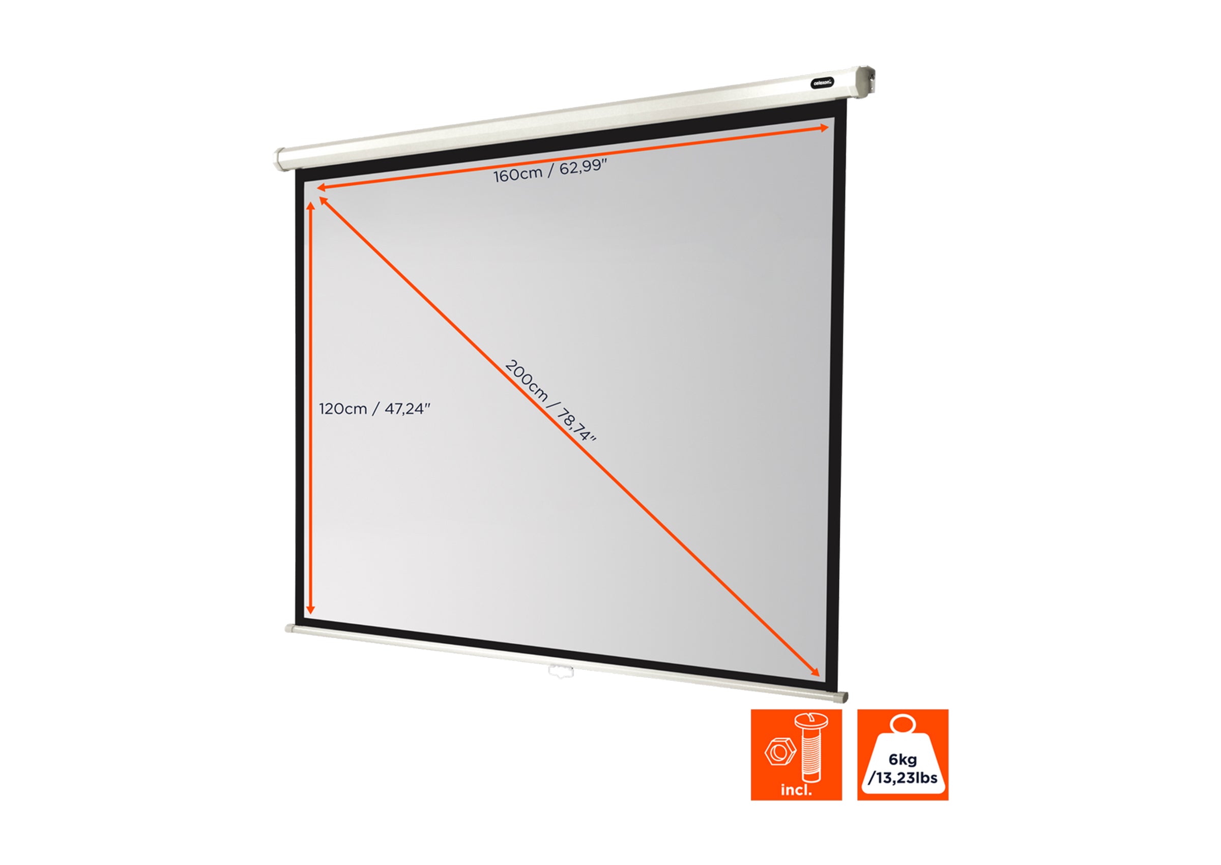celexon Leinwand Rollo Economy
