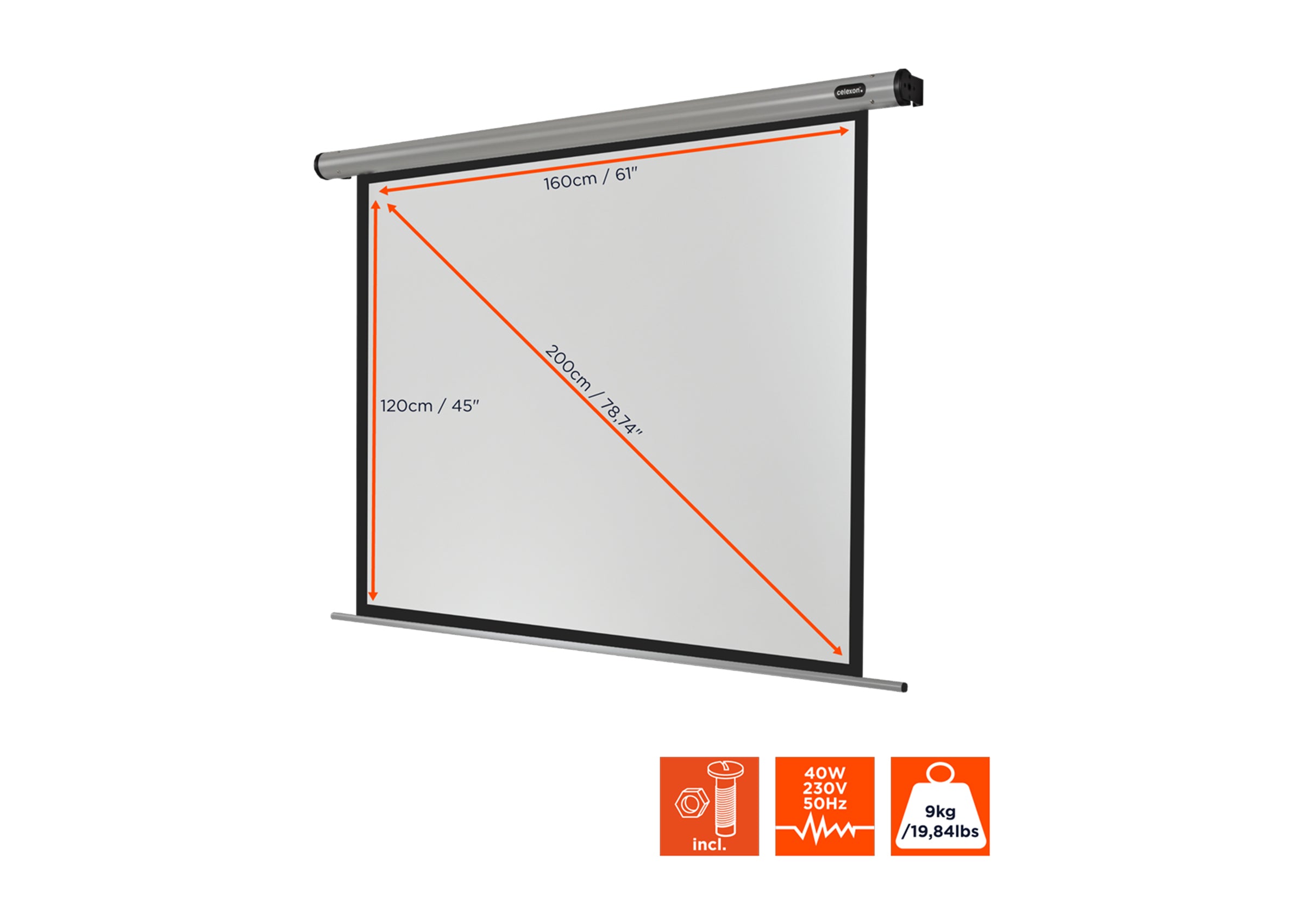 Pantalla Eléctrica celexon HomeCinema