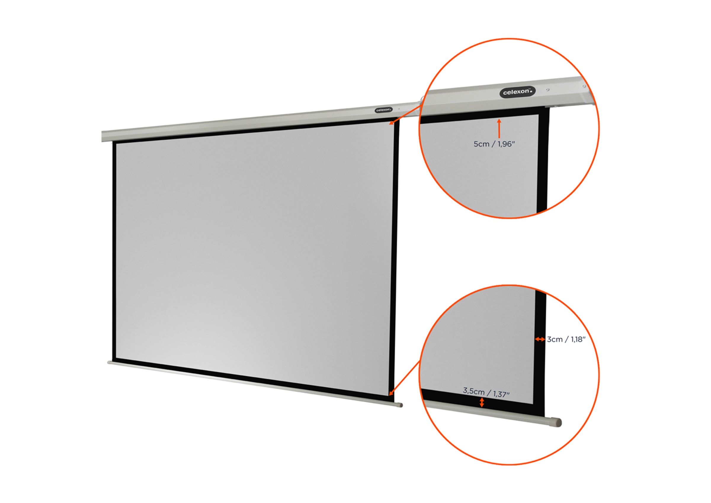 Pantalla motorizada celexon Básica