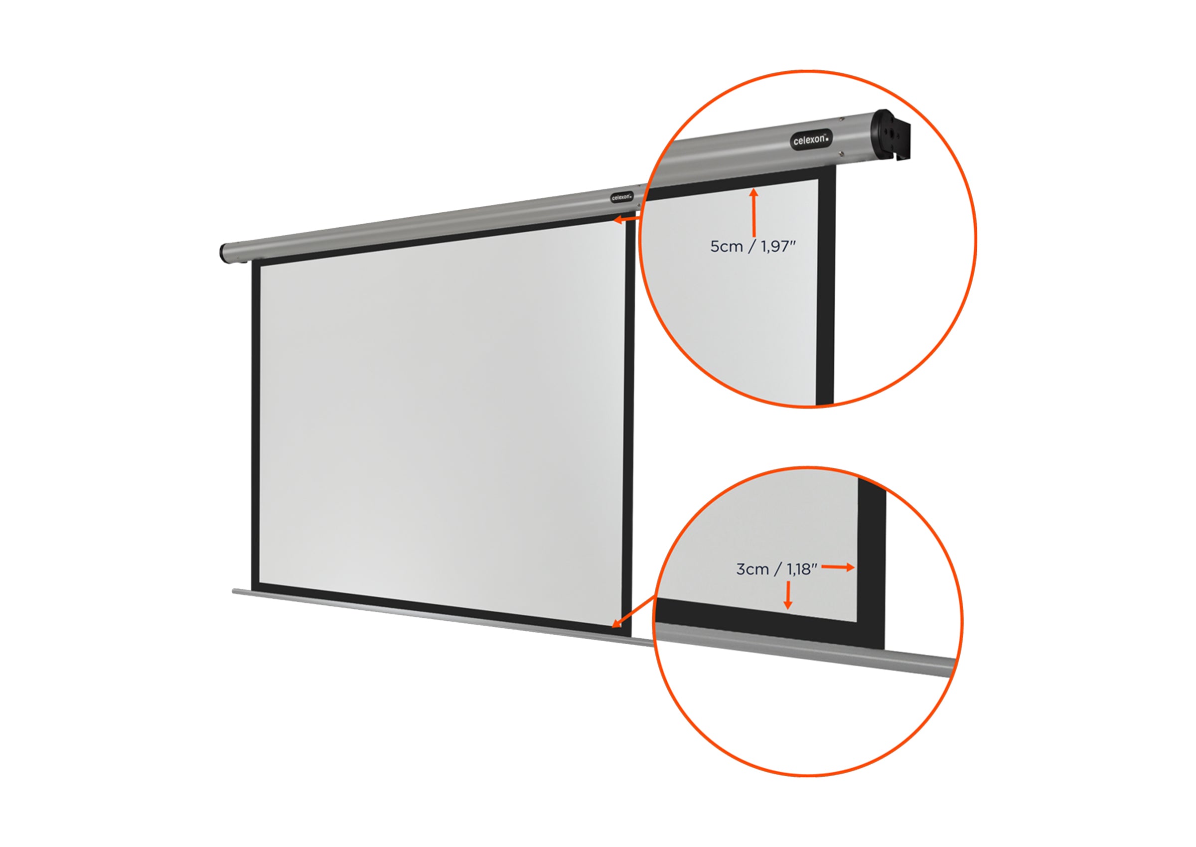 Écran de projection motorisé celexon HomeCinema