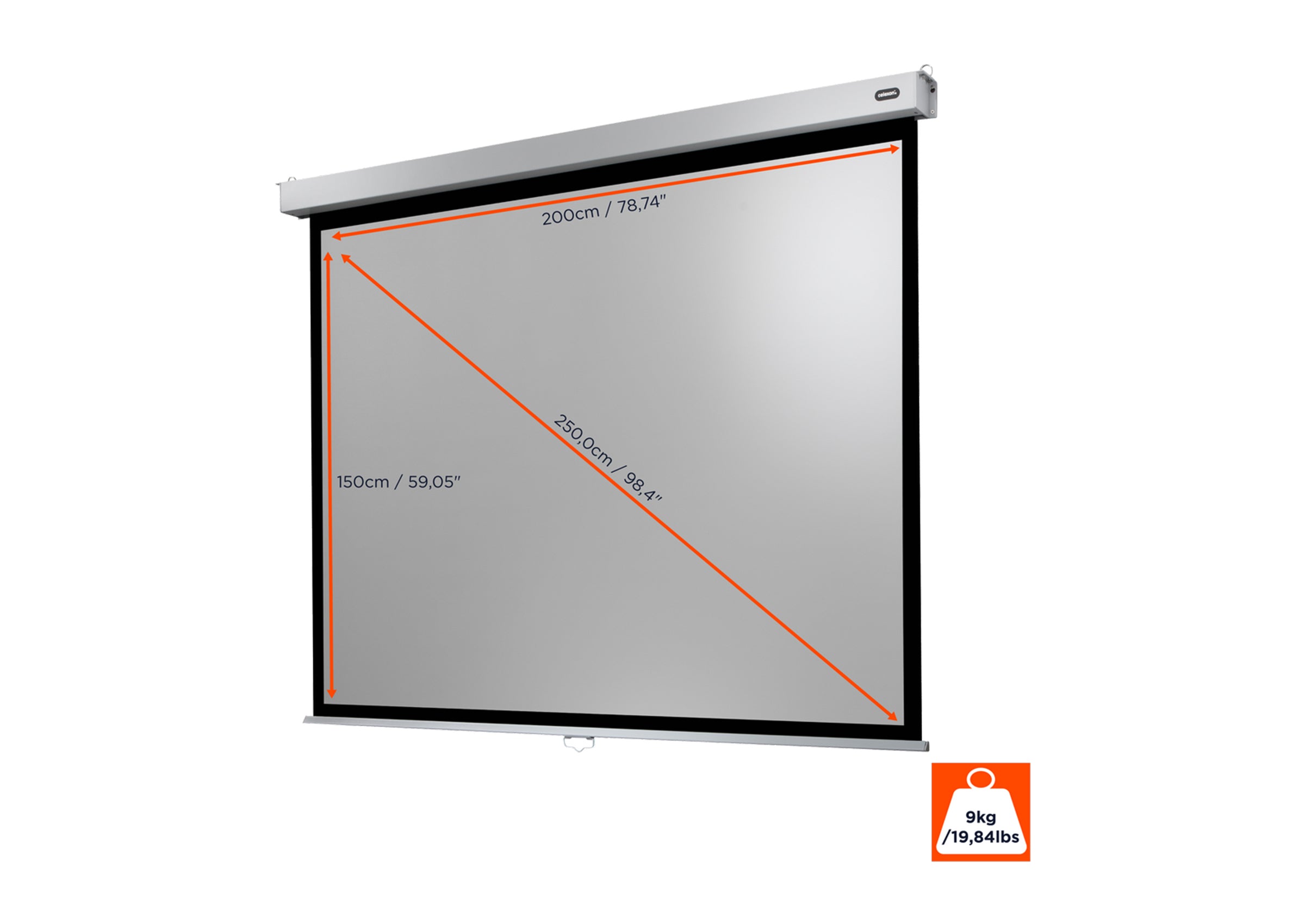 celexon pantalla manual mural Profesional Plus