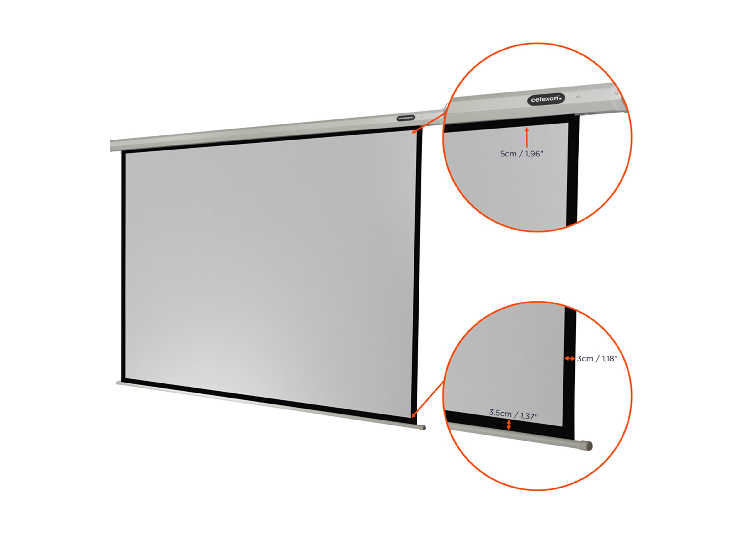 Pantalla motorizada celexon Básica