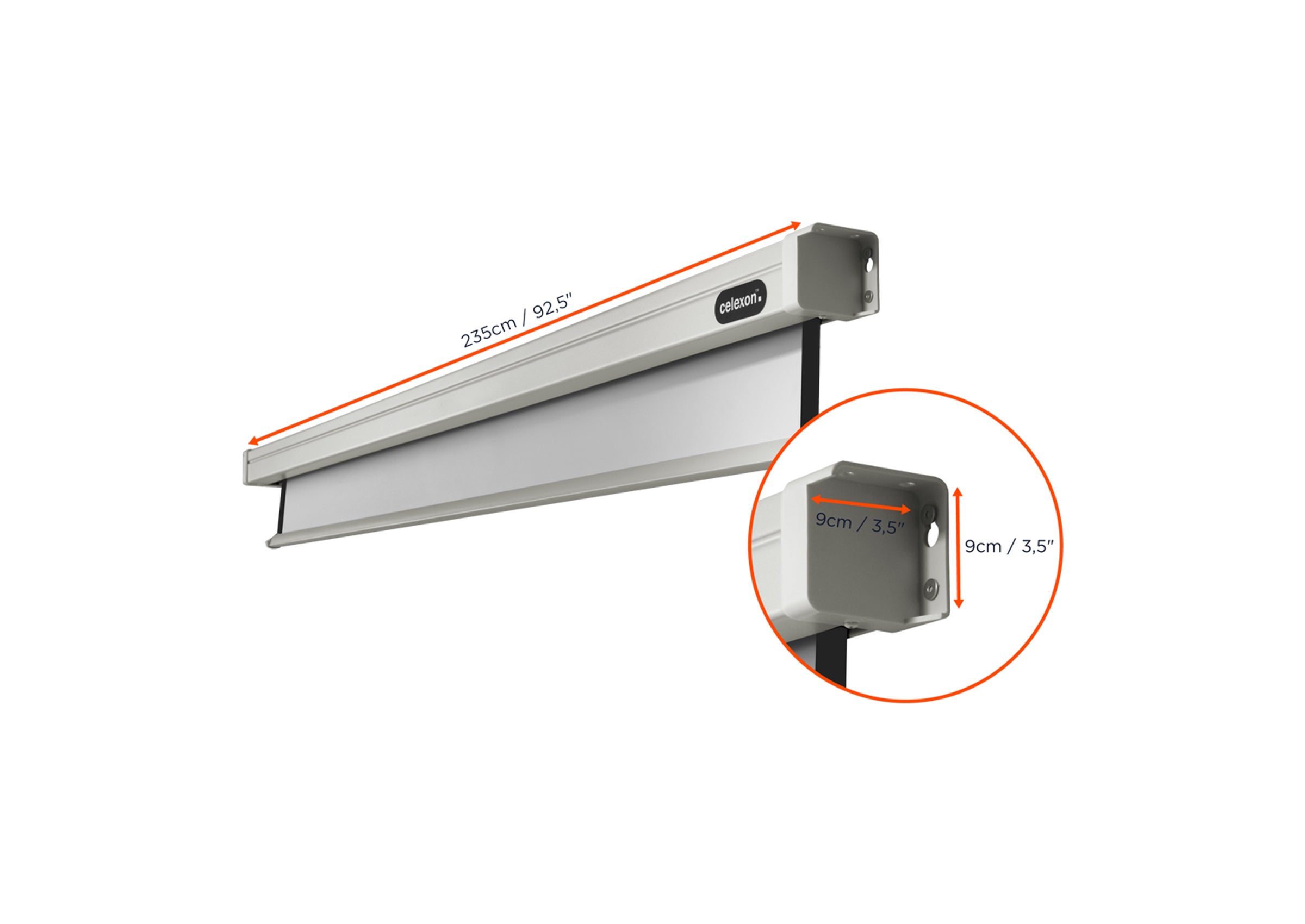 Pantalla motorizada celexon Profesional