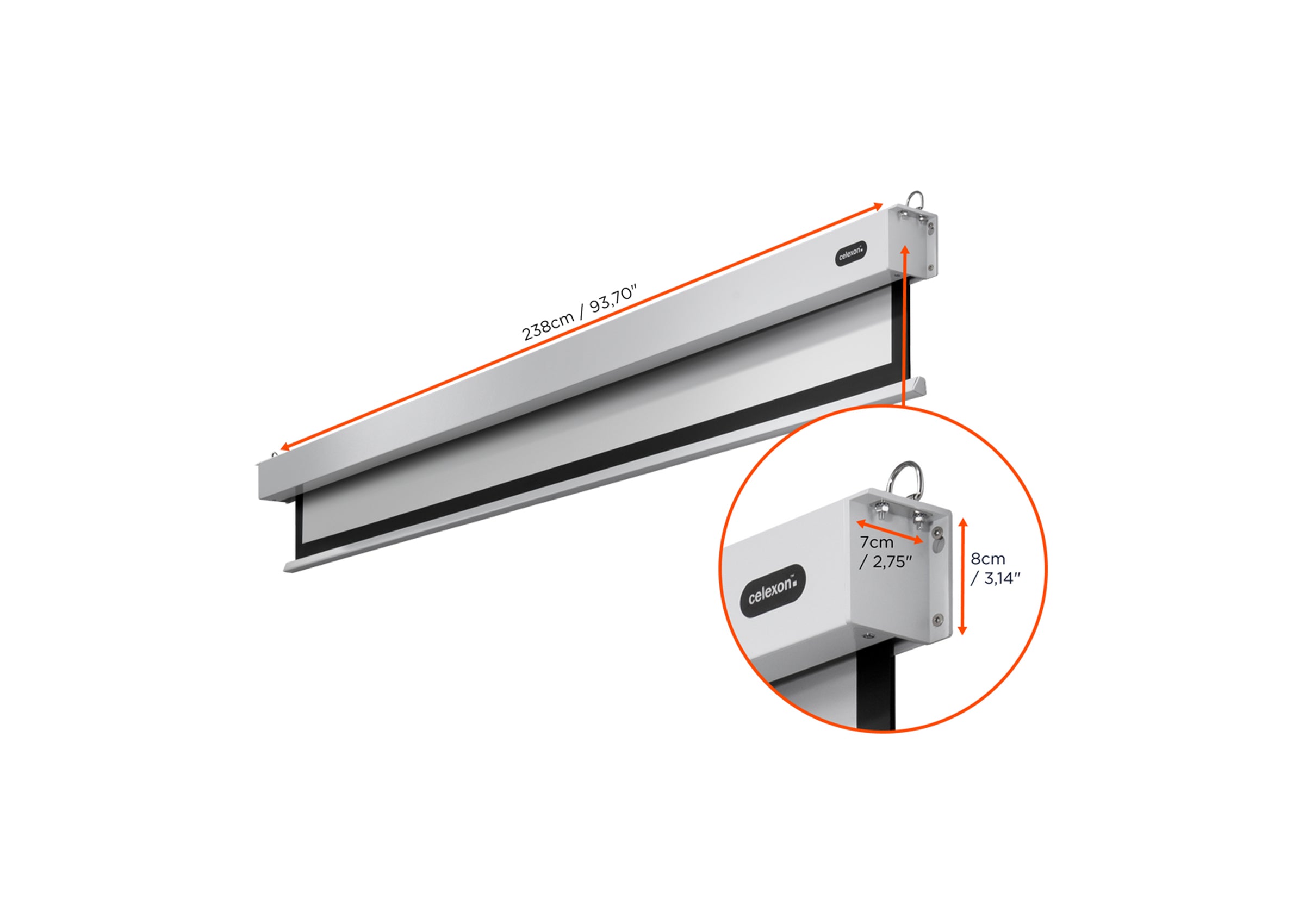 Pantalla motorizada celexon Profesional Plus