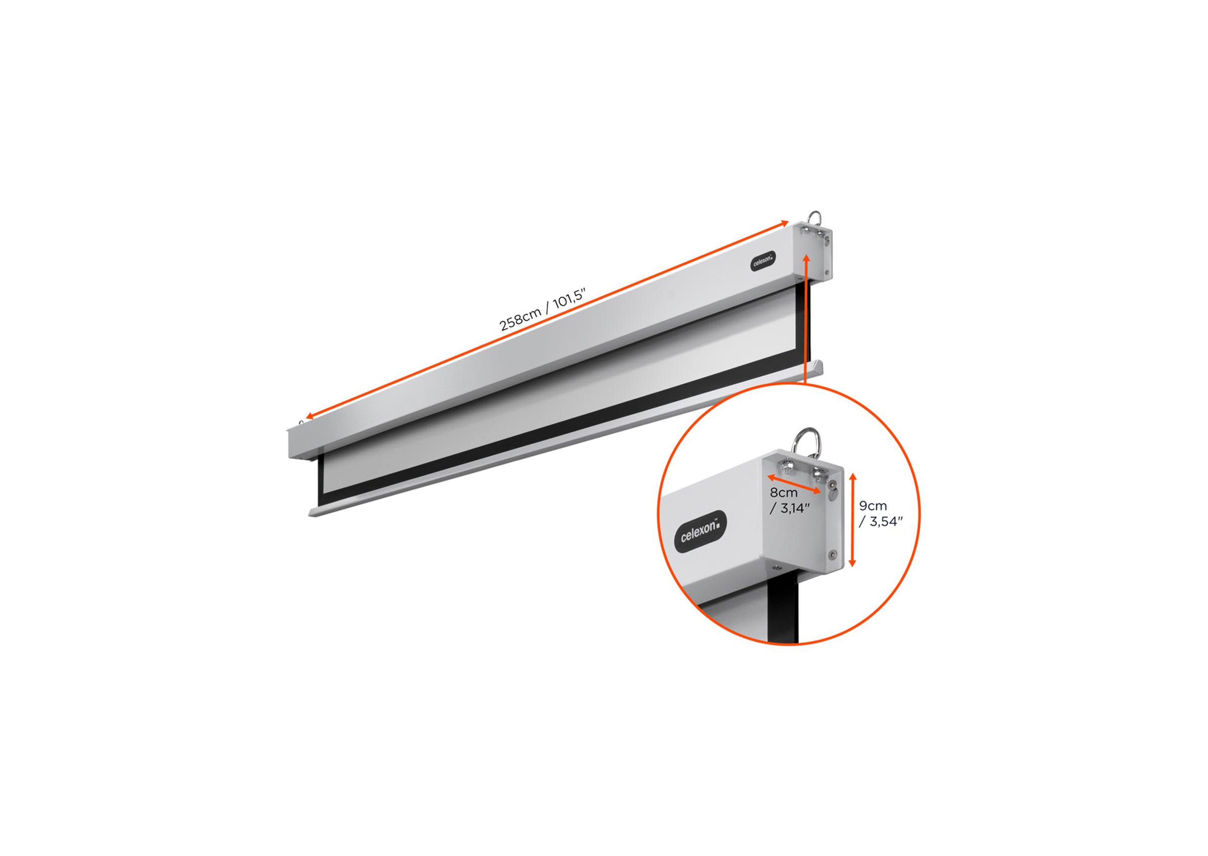 Pantalla motorizada celexon Profesional Plus