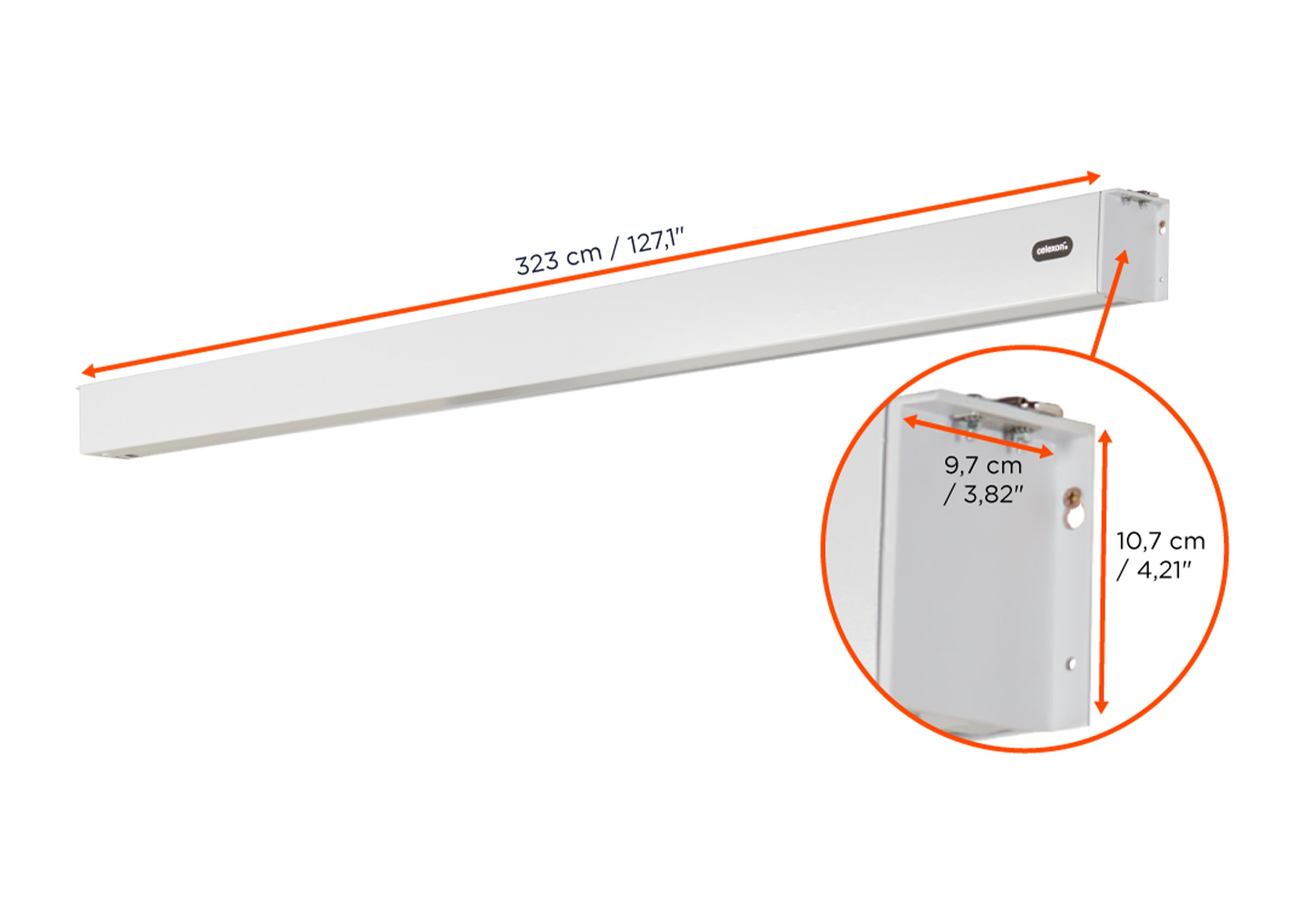 celexon Professional Plus V2.0 pantalla motorizada con batería