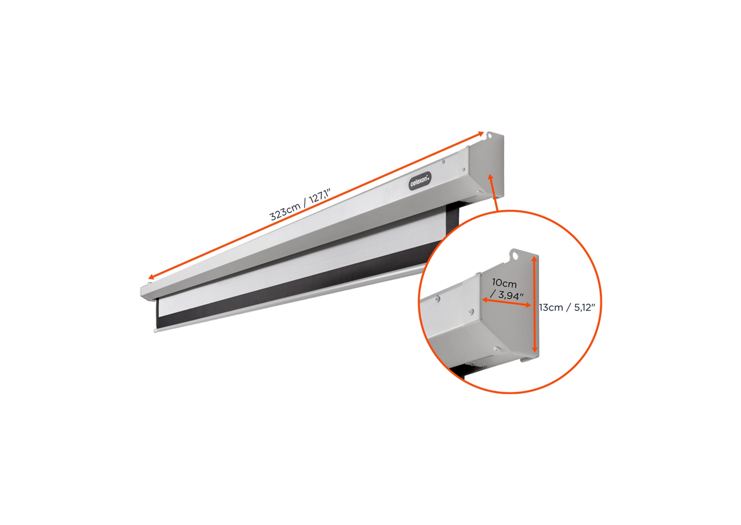 Pantalla motorizada celexon Básica