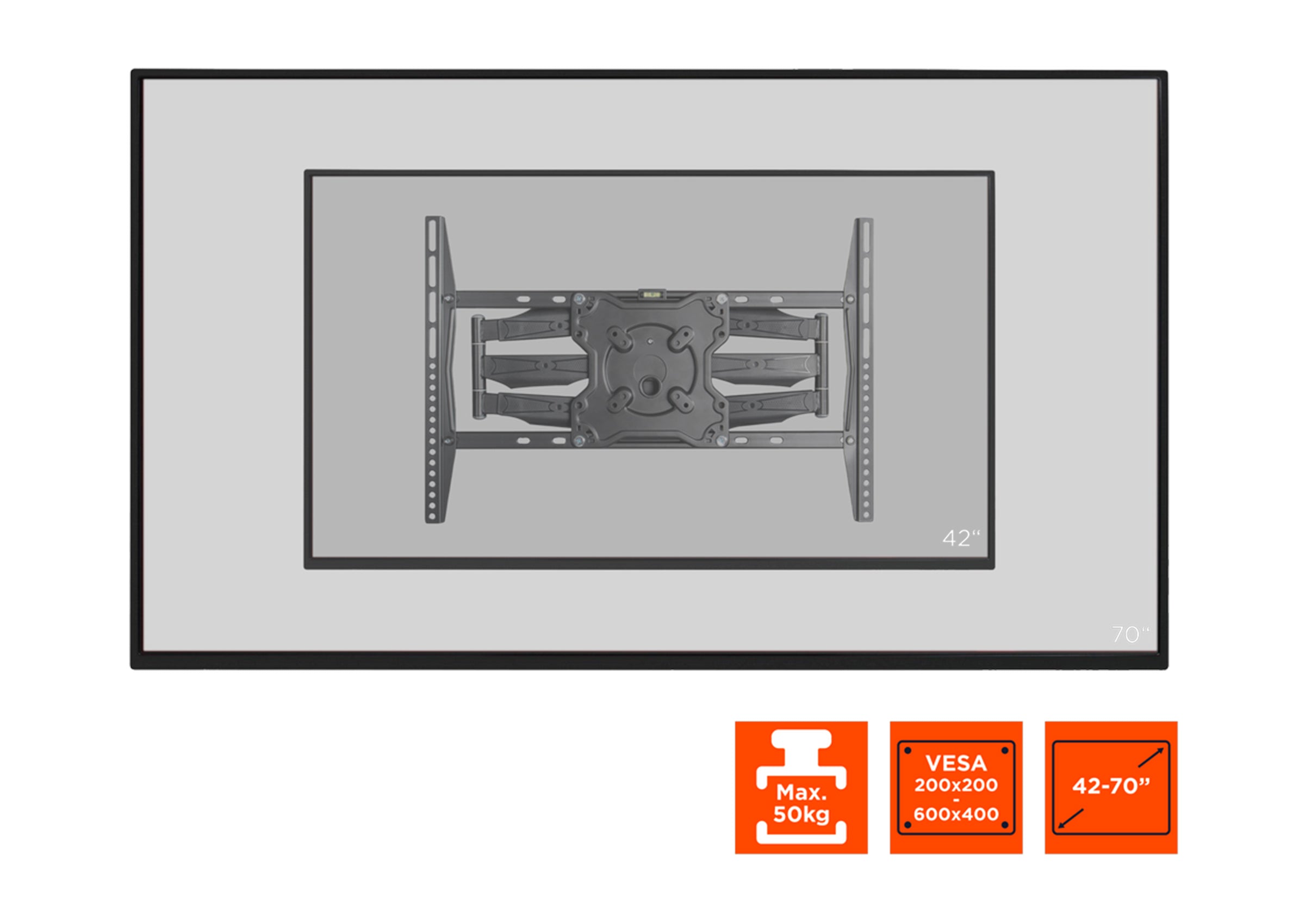celexon TV/Display Wandhalterung Adjust-S70460